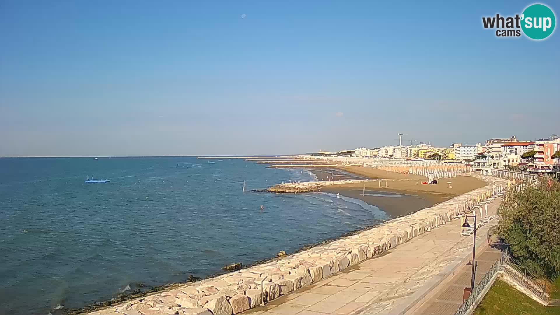 Webcam Caorle Ponente – Vista desde Marinai di Caorle