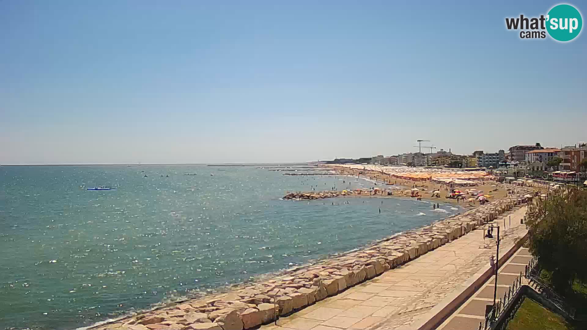 Web kamera Caorle Ponente – pogled sa “Marinai di Caorle”