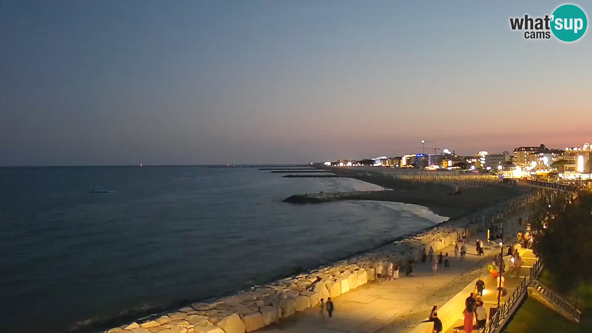 Webcam Caorle Ponente – View from Marinai di Caorle