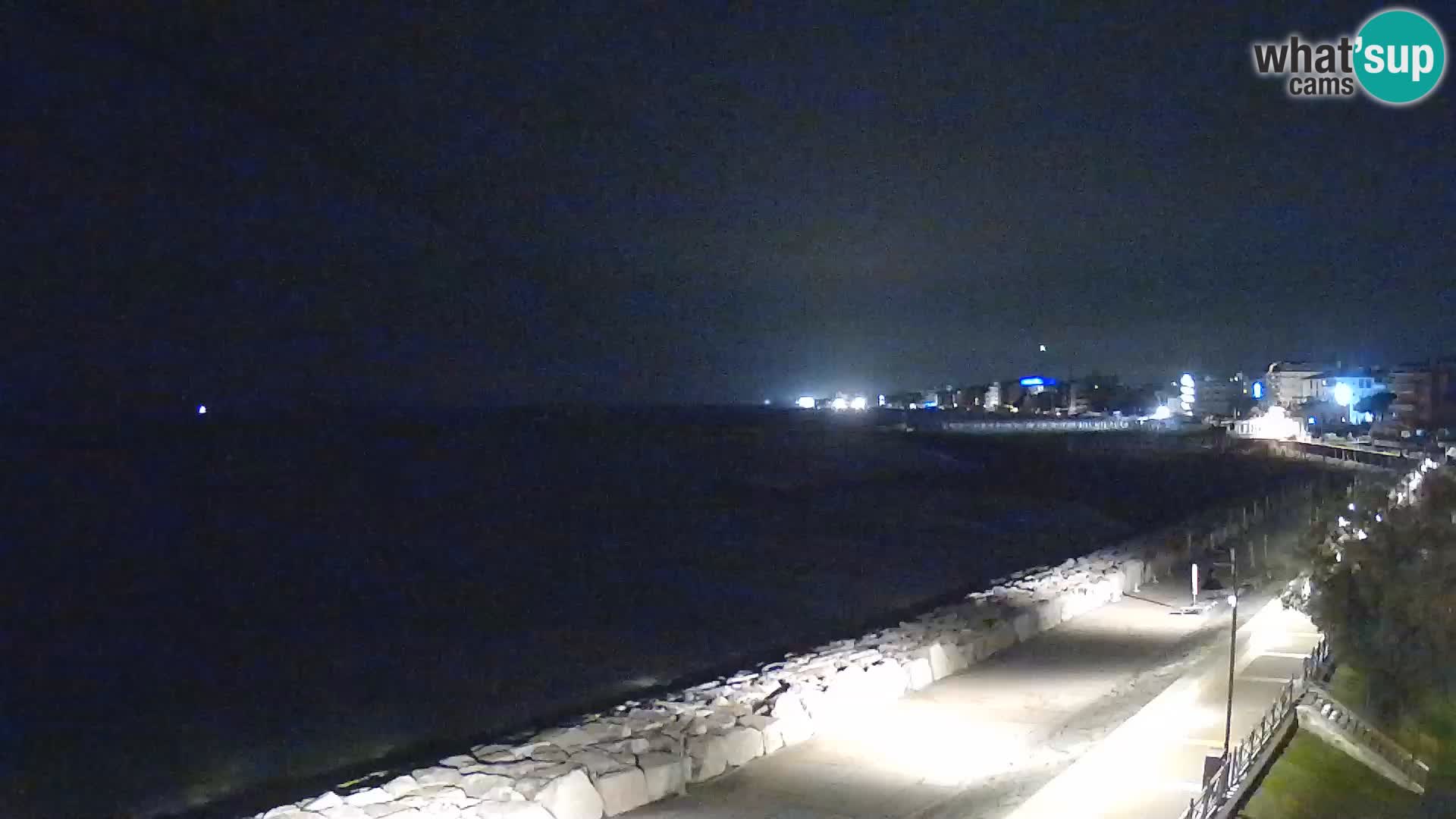 Webcam Caorle Ponente – Blick von Marinai di Caorle