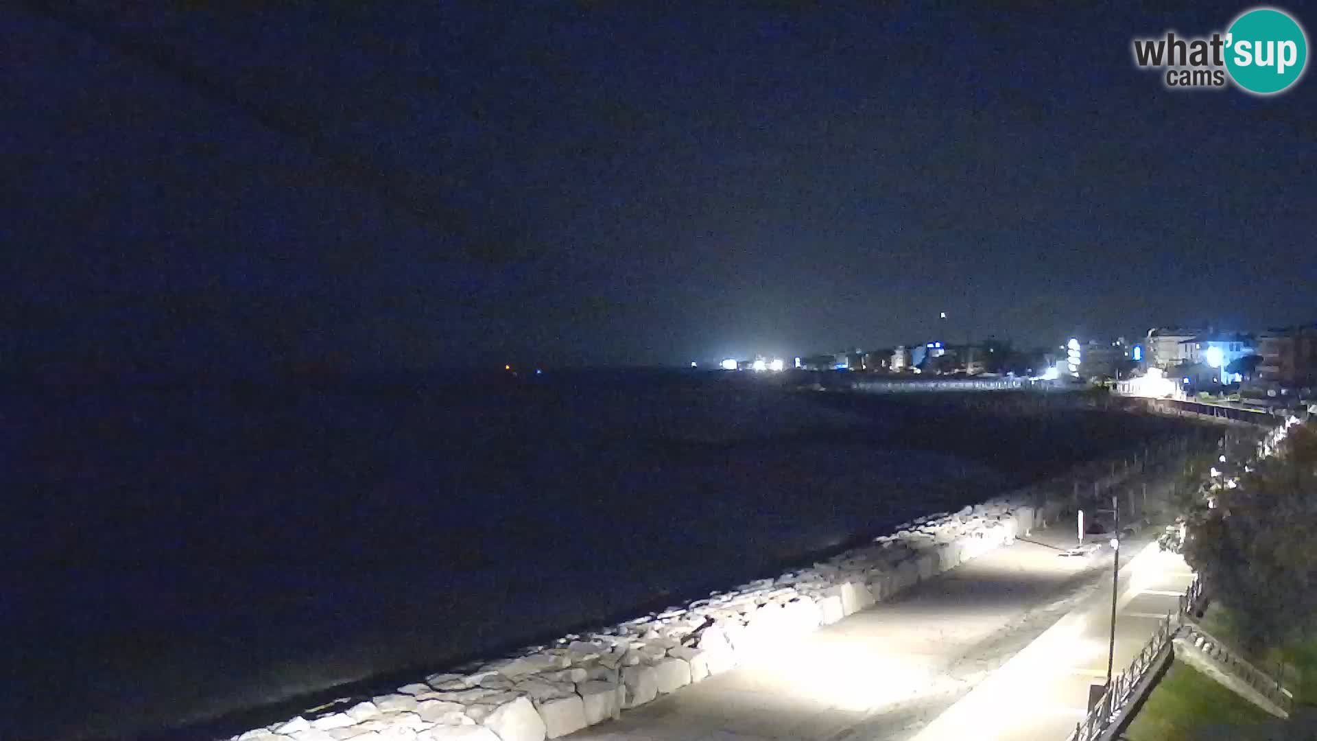 Webcam Caorle Ponente – Vue depuis les Marinai di Caorle