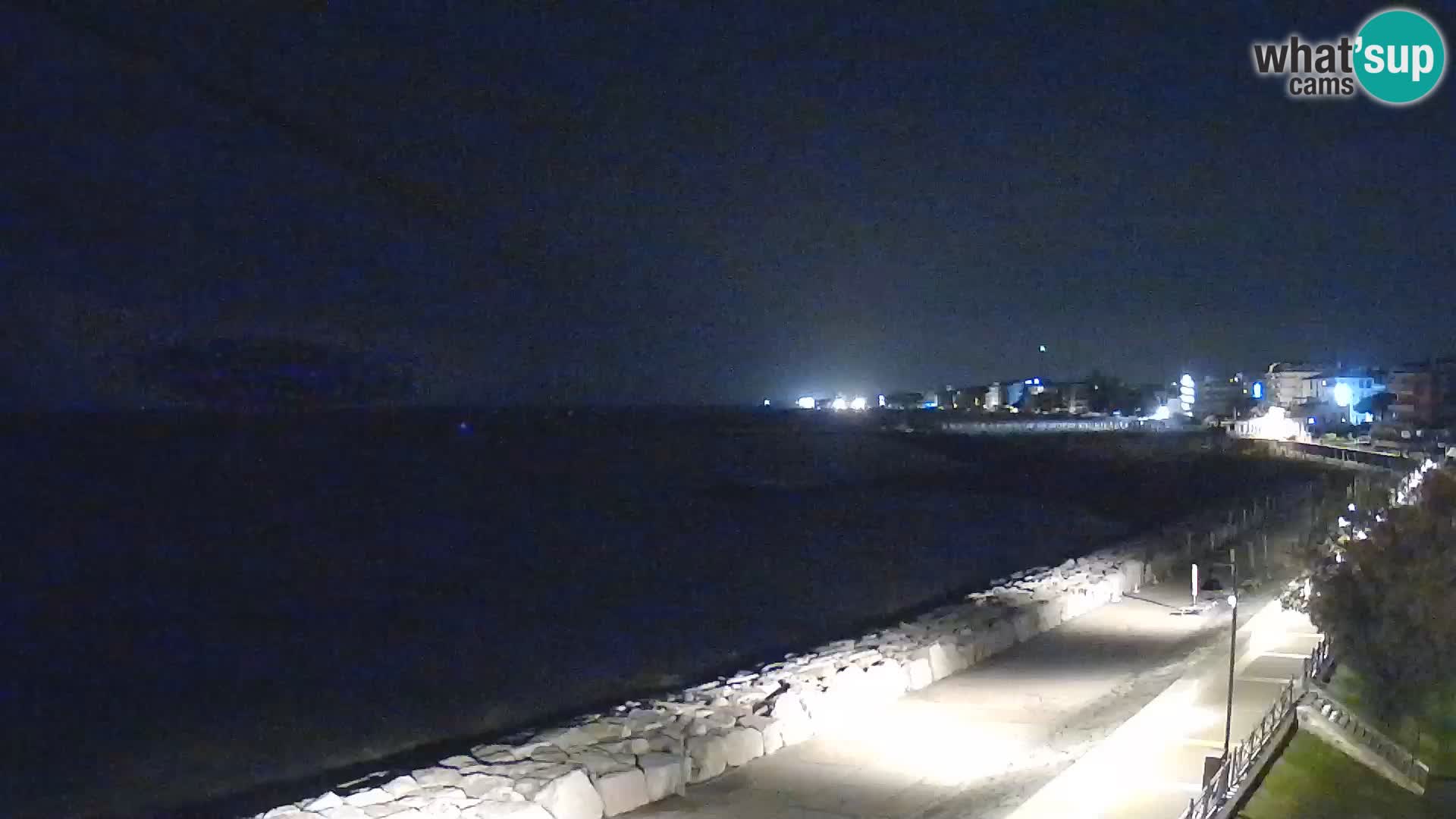 Webcam Caorle Ponente – Vue depuis les Marinai di Caorle