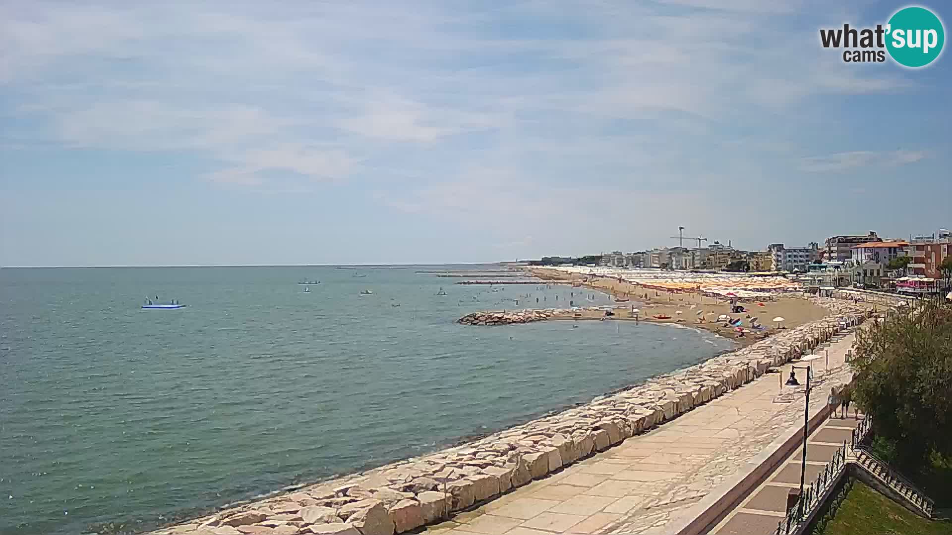 Webcam Caorle Ponente – panorama dall’ASS. Marinai di Caorle