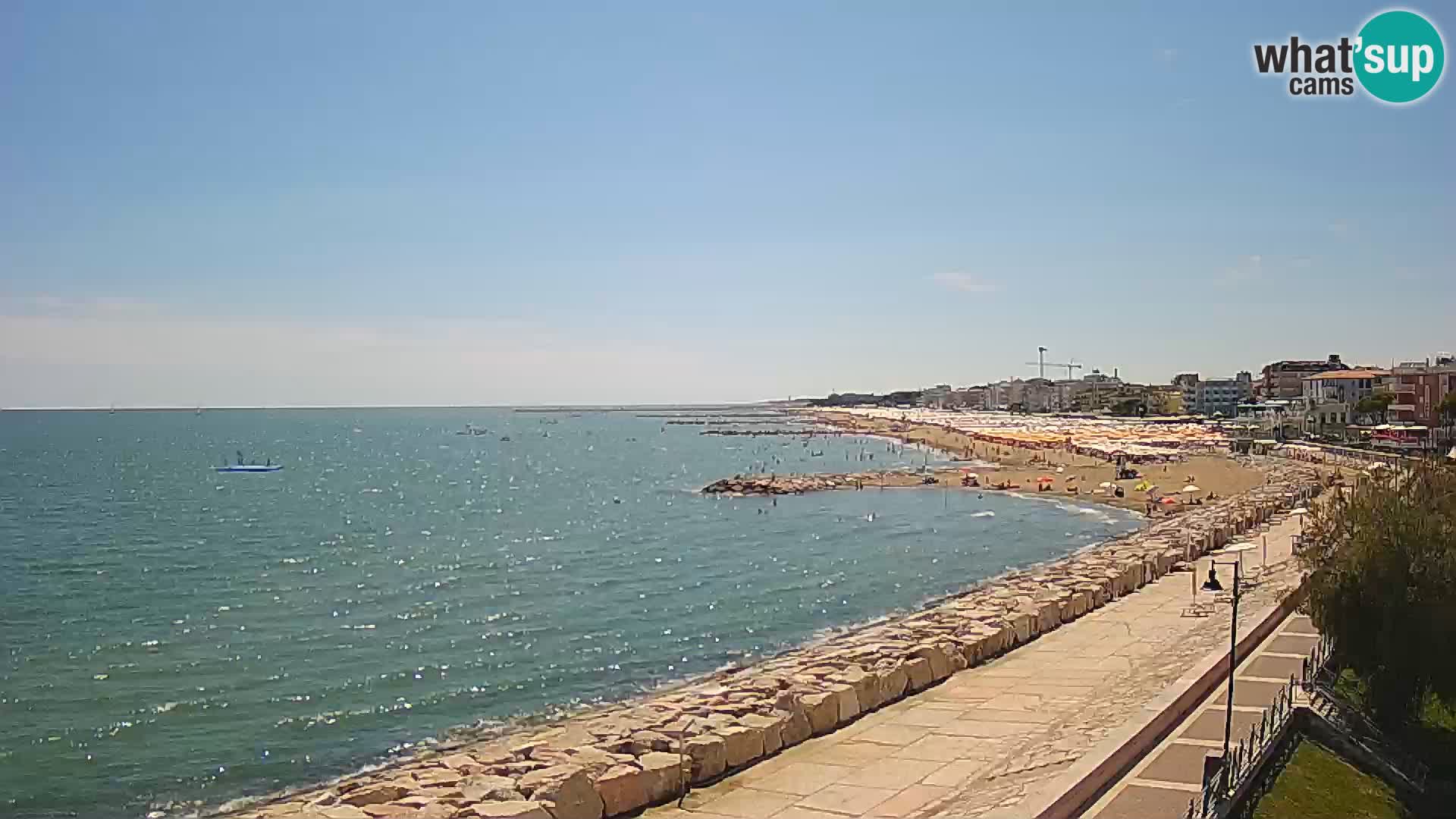 Webcam Caorle Ponente – panorama dall’ASS. Marinai di Caorle