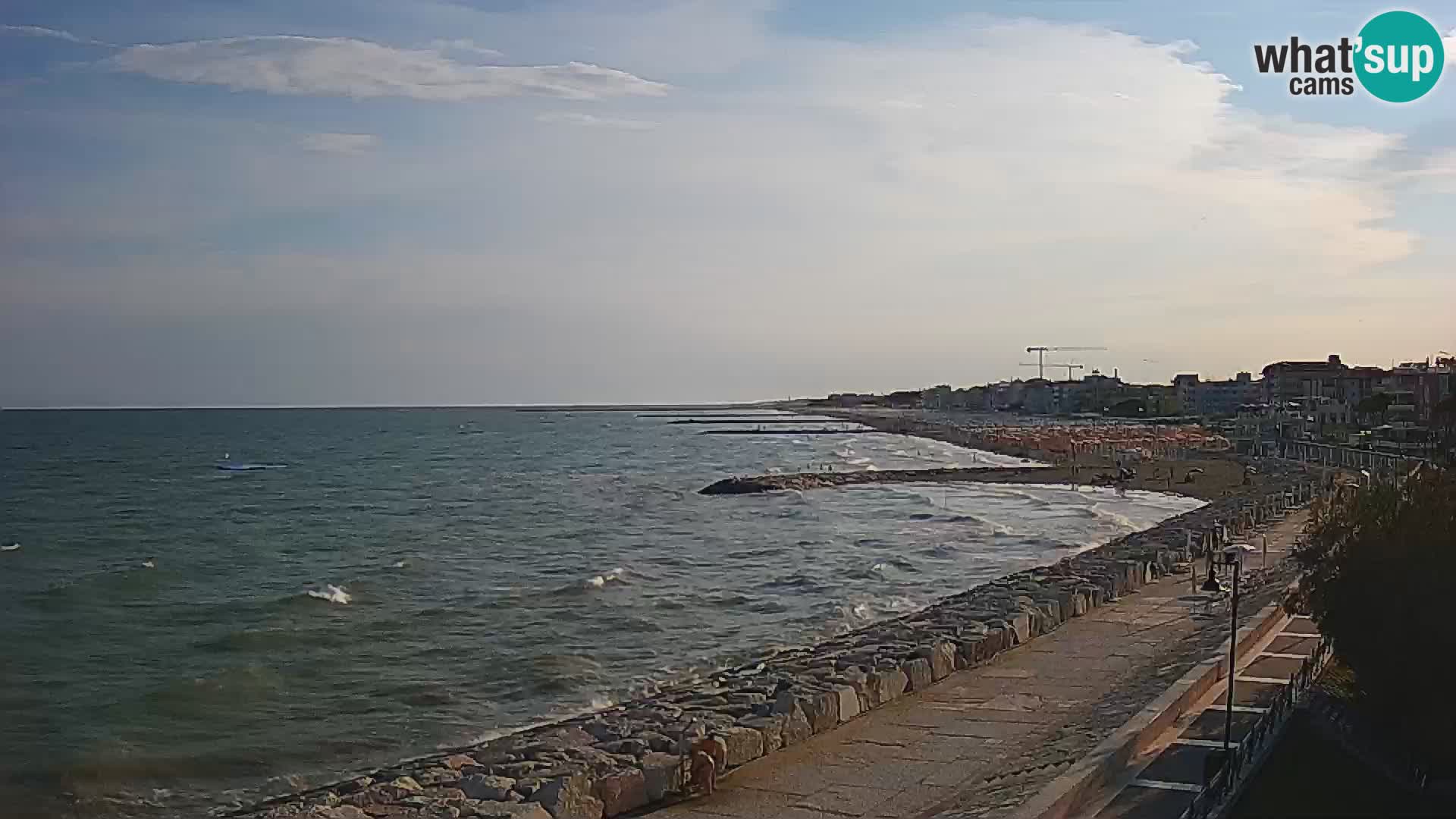 Webcam Caorle Ponente – View from Marinai di Caorle
