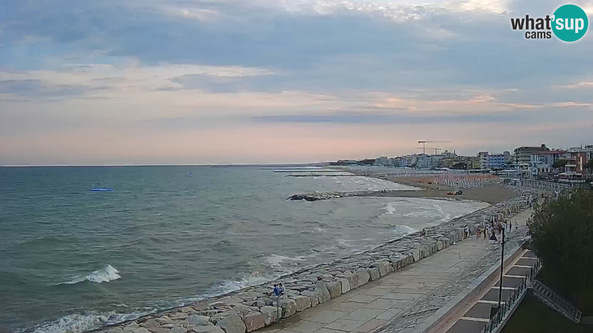 Webcam Caorle Ponente – View from Marinai di Caorle