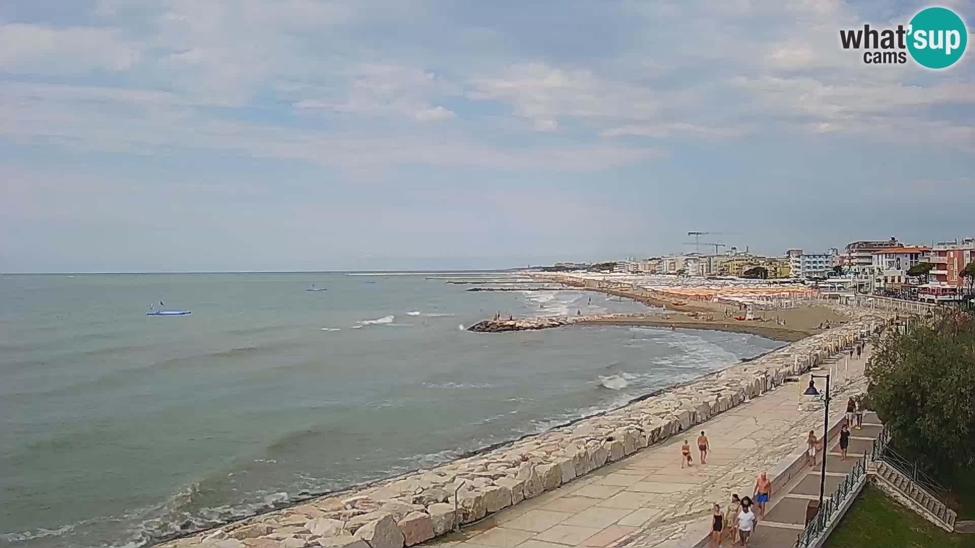 Webcam Caorle Ponente – View from Marinai di Caorle