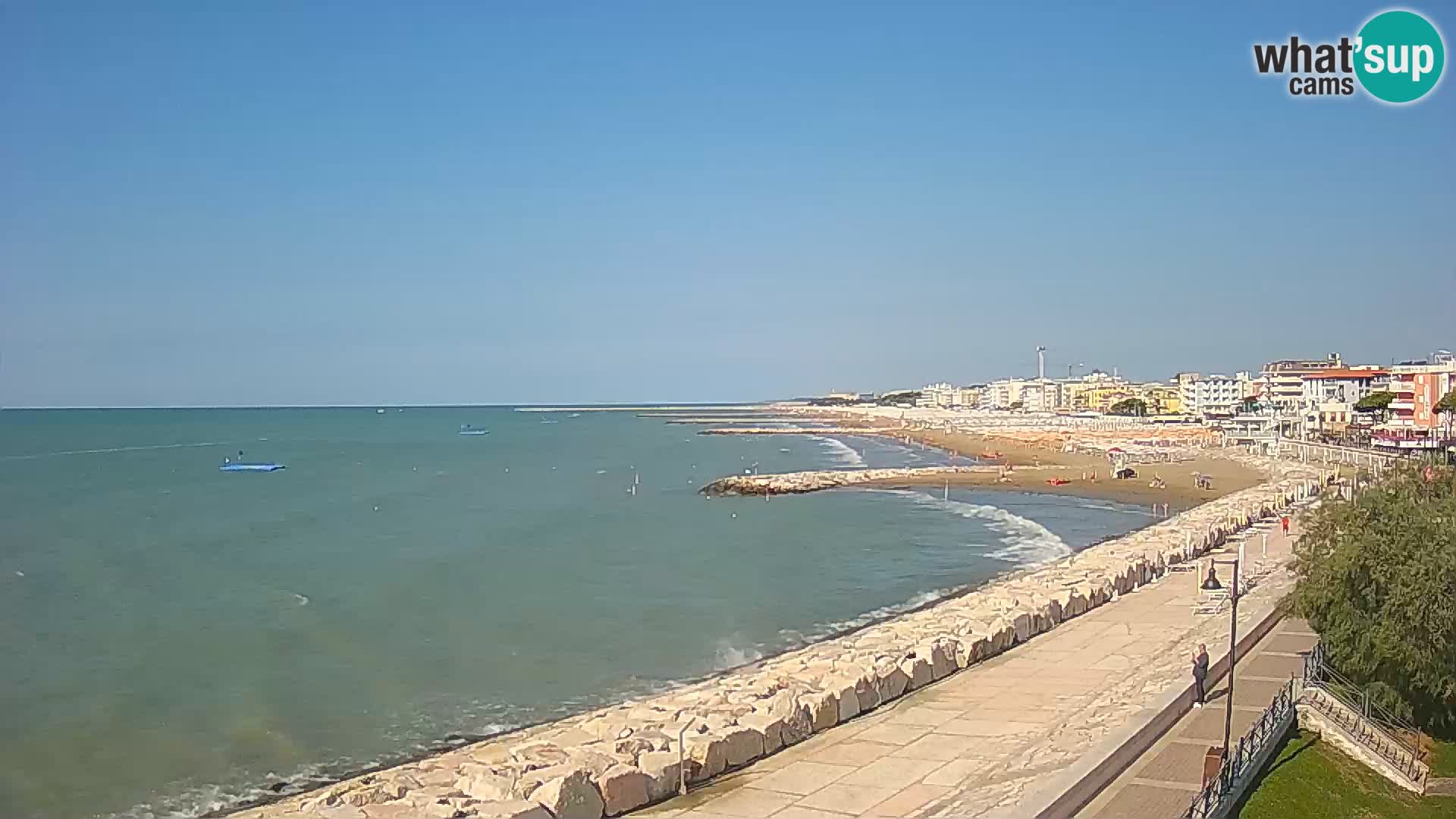 Webcam Caorle Ponente – Blick von Marinai di Caorle