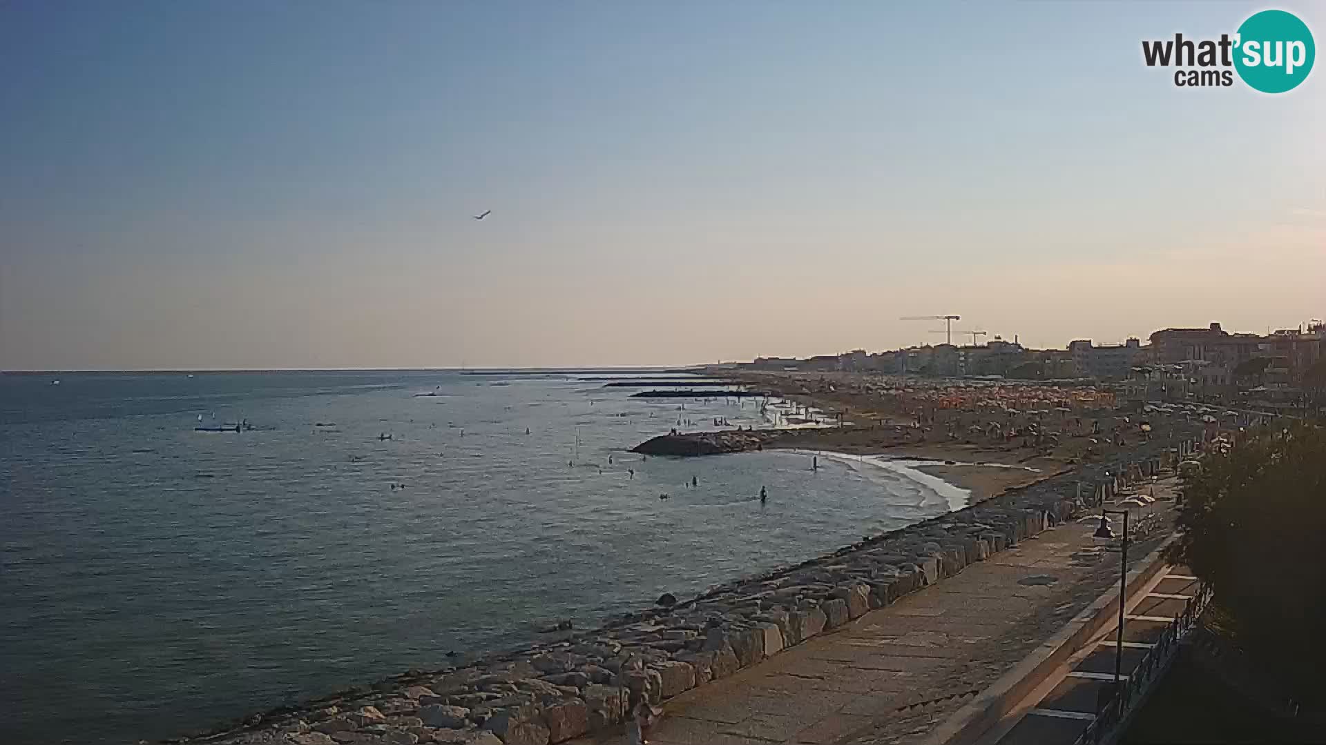 Webcam Caorle Ponente – View from Marinai di Caorle
