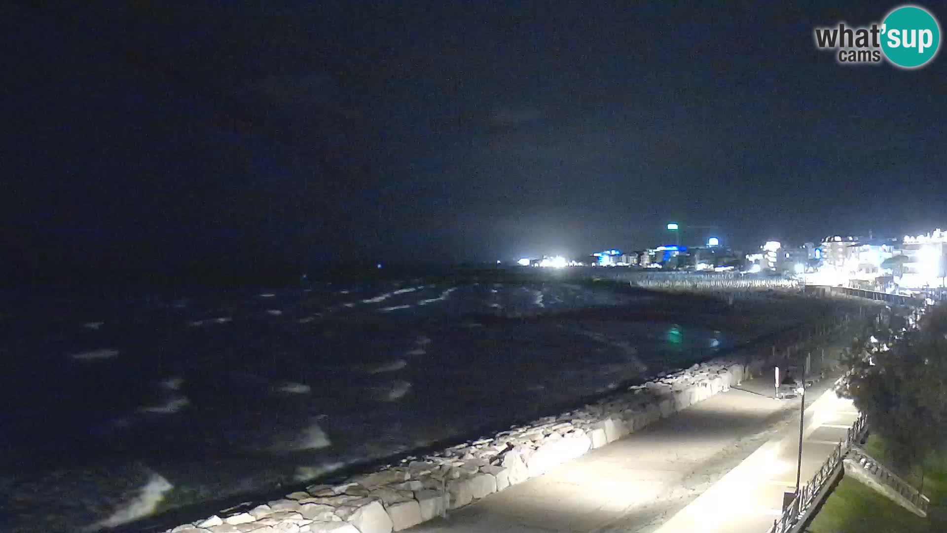 Webcam Caorle Ponente – Vue depuis les Marinai di Caorle