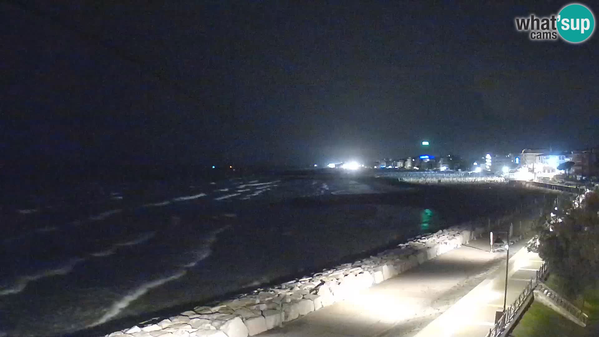 Webcam Caorle Ponente – Vue depuis les Marinai di Caorle