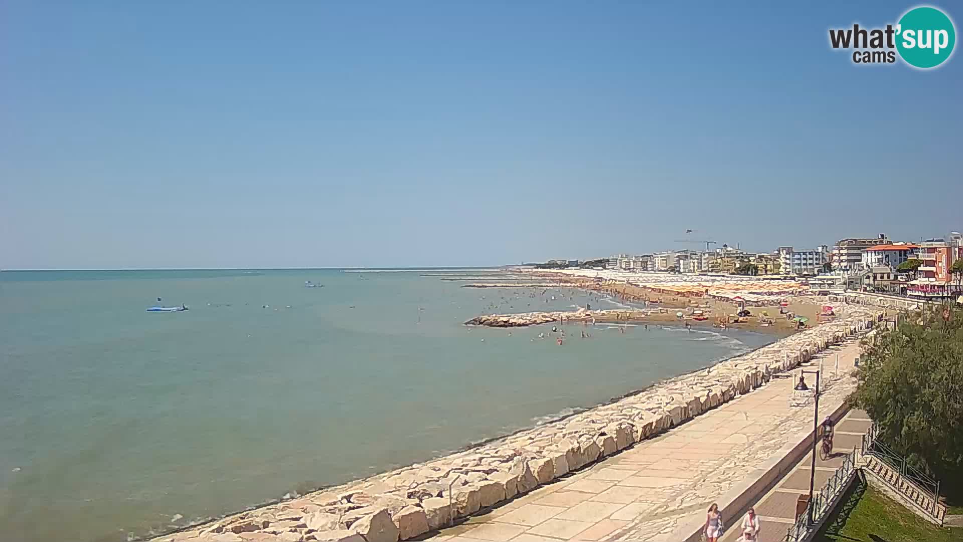 Webcam Caorle Ponente – View from Marinai di Caorle