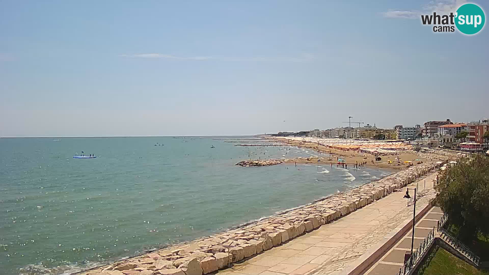 Webcam Caorle Ponente – View from Marinai di Caorle