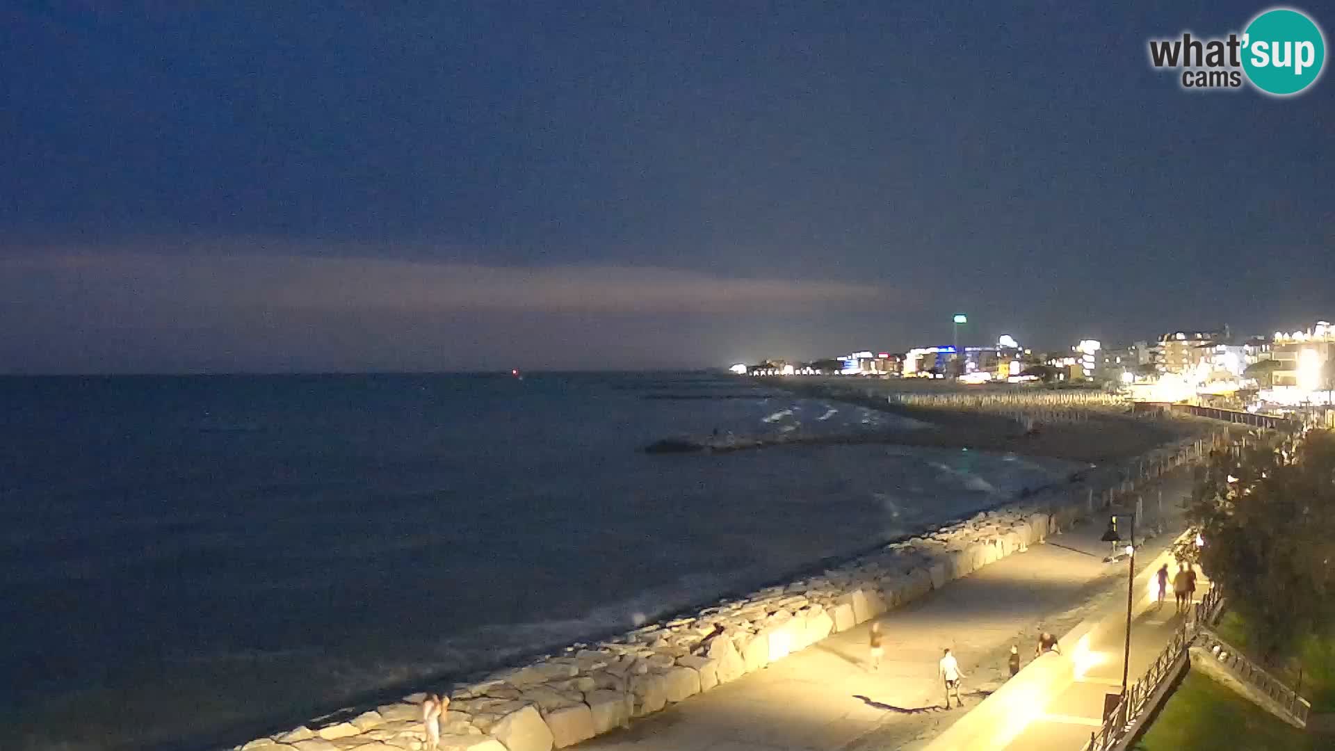 Webcam Caorle Ponente – Vue depuis les Marinai di Caorle