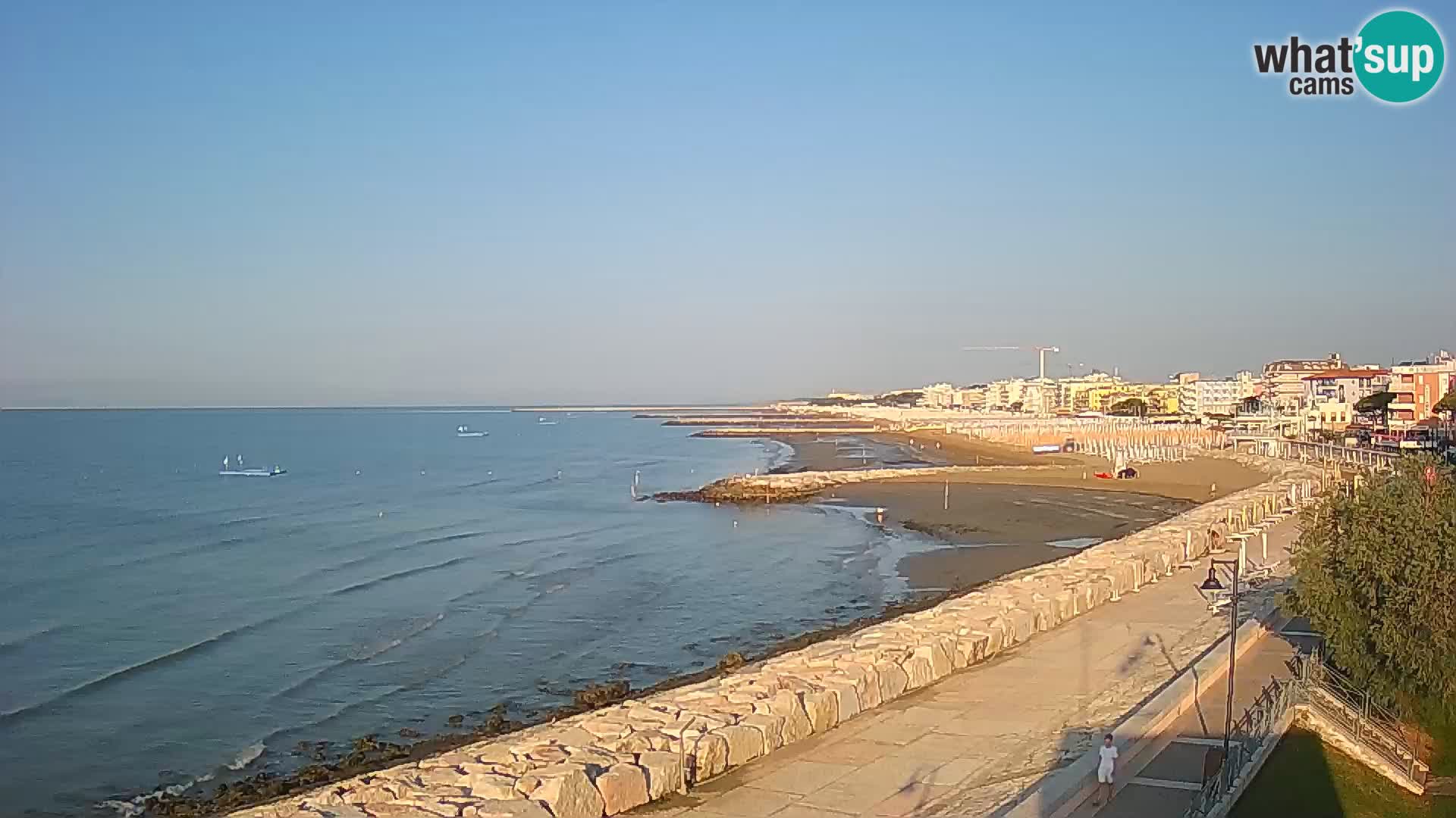 Kamera Caorle Ponente – Pogled iz “Marinai di Caorle”