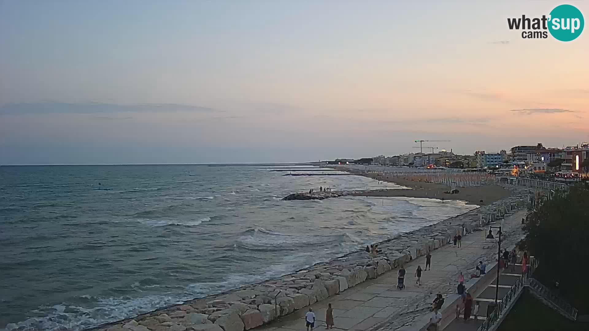 Webcam Caorle Ponente – View from Marinai di Caorle