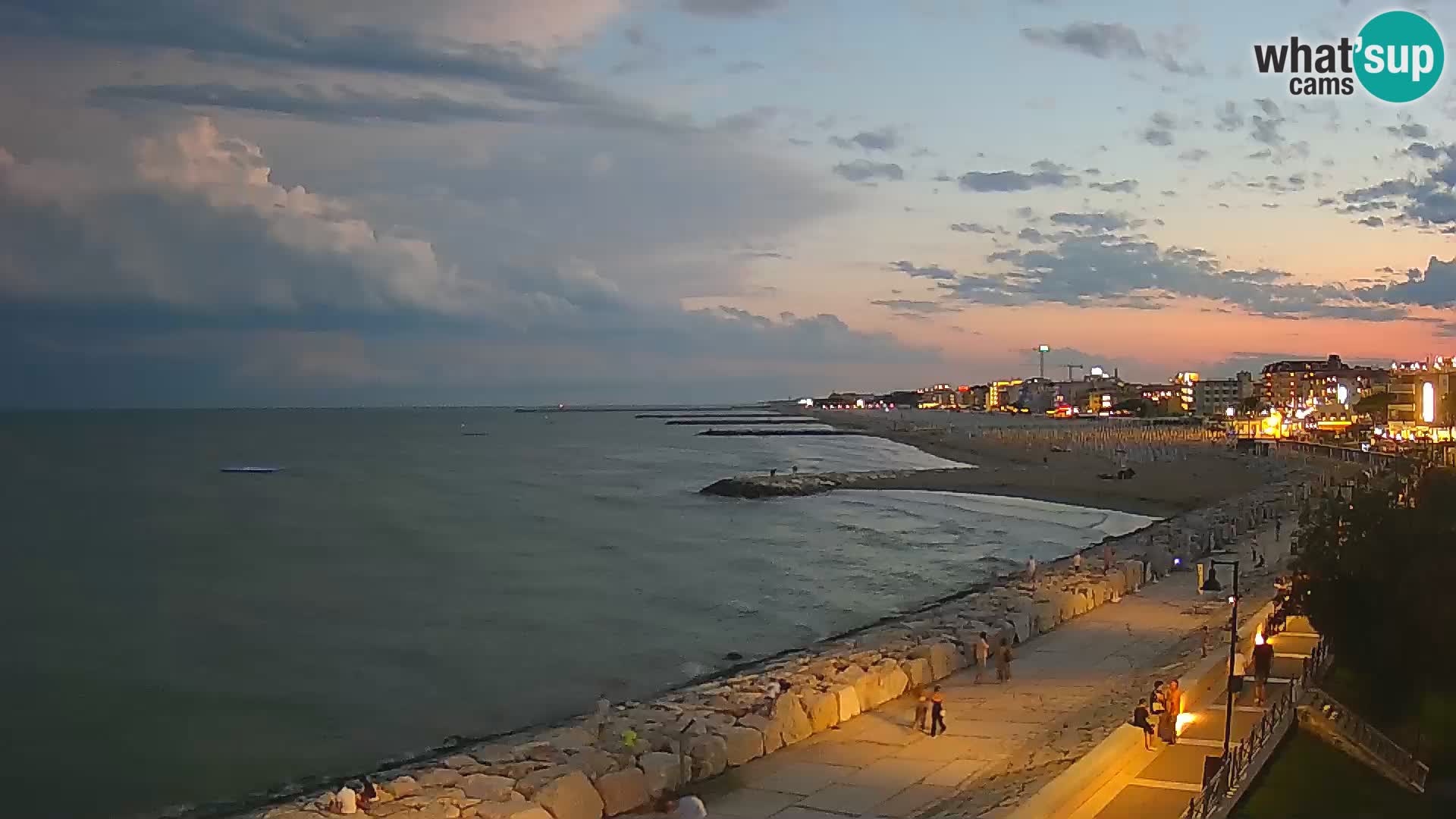 Kamera Caorle Ponente – Pogled iz “Marinai di Caorle”