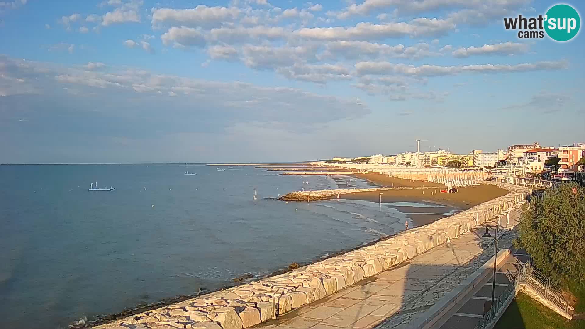 Webcam Caorle Ponente – panorama dall’ASS. Marinai di Caorle