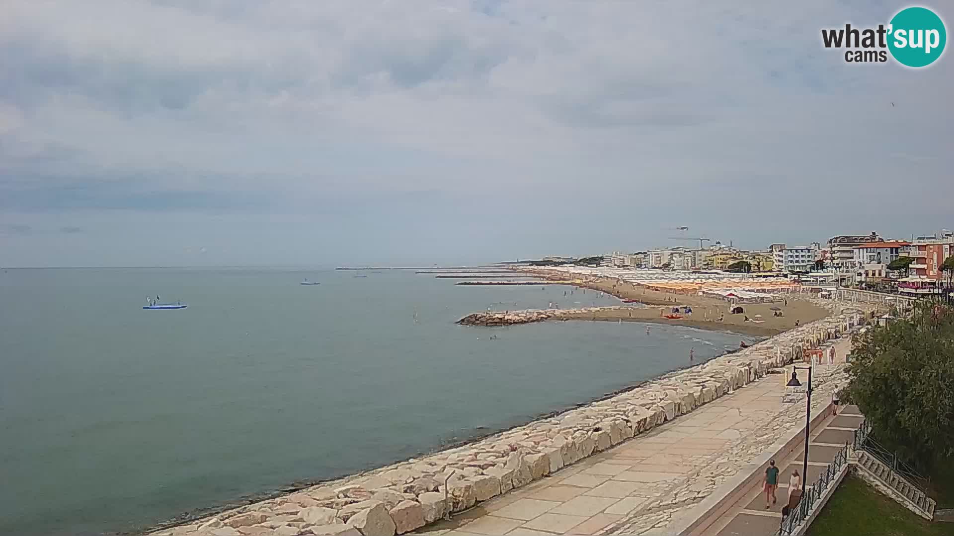 Webcam Caorle Ponente – Blick von Marinai di Caorle
