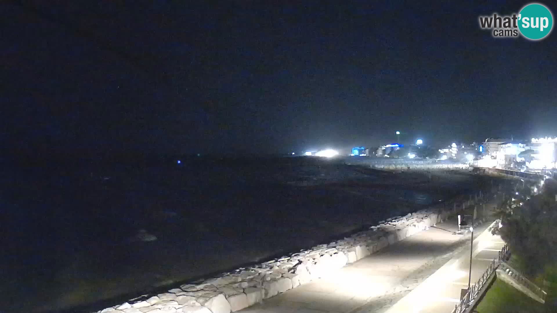 Webcam Caorle Ponente – Vue depuis les Marinai di Caorle