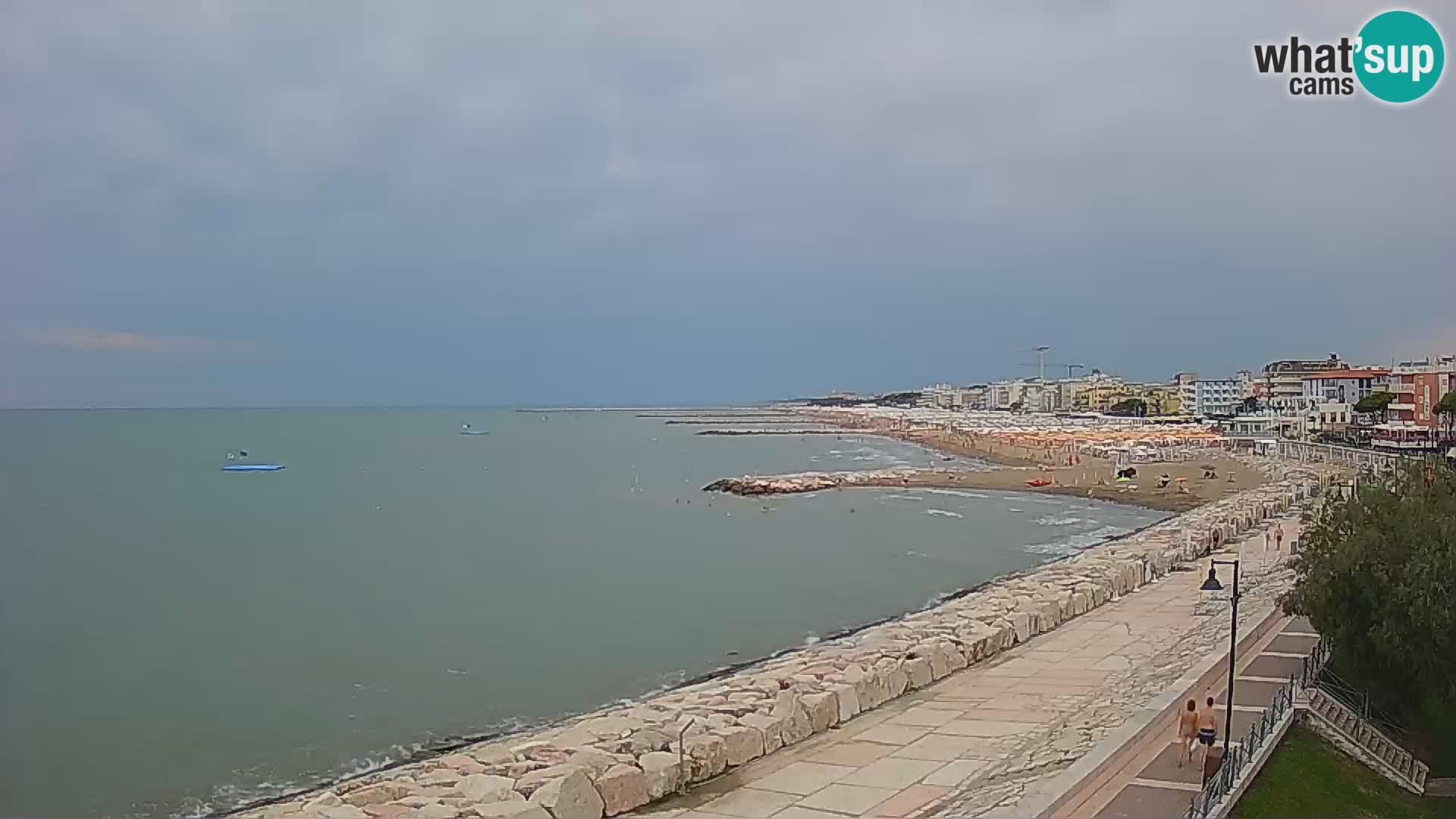 Webcam Caorle Ponente – Blick von Marinai di Caorle
