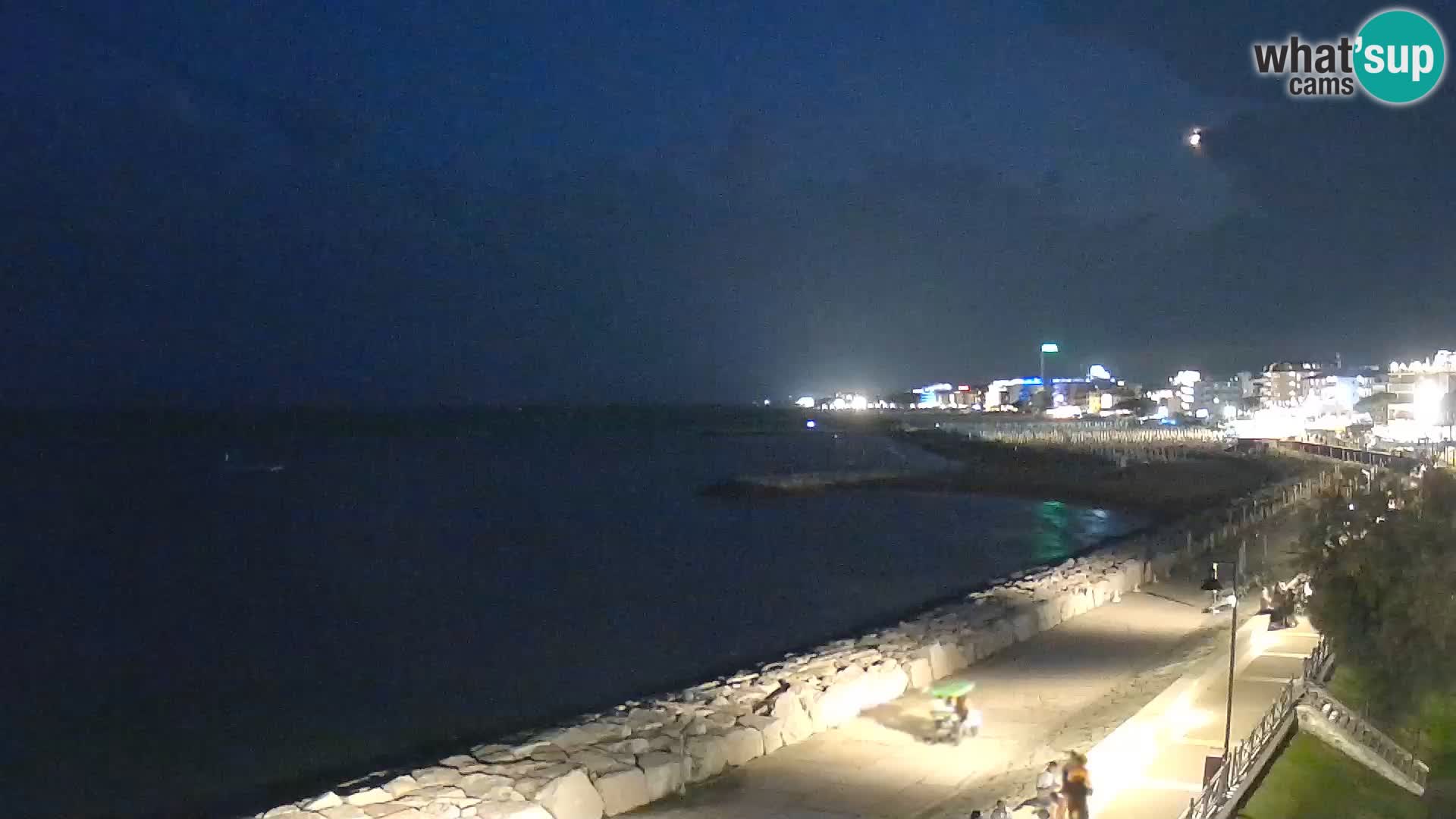 Webcam Caorle Ponente – Vue depuis les Marinai di Caorle