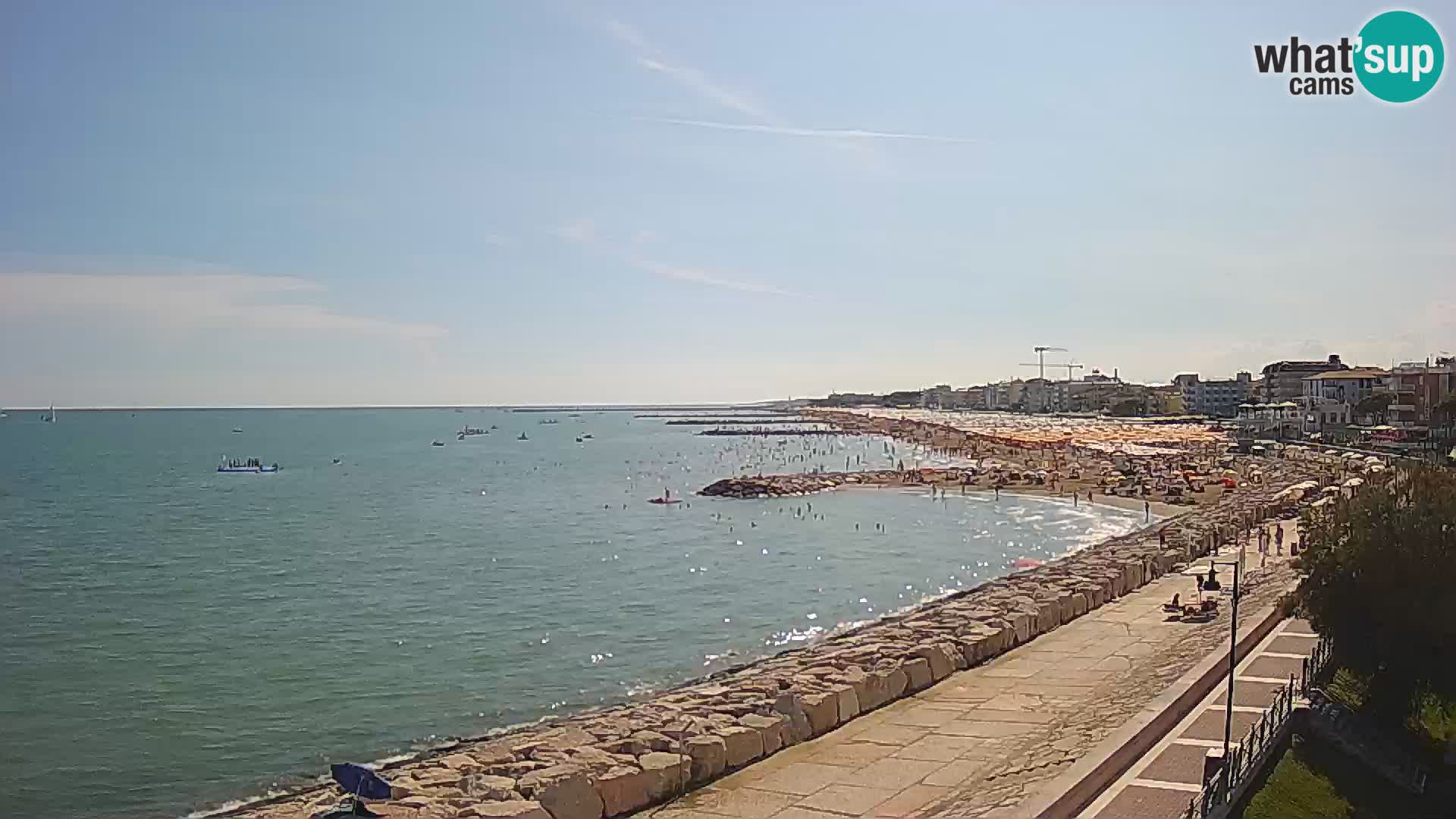 Webcam Caorle Ponente – View from Marinai di Caorle