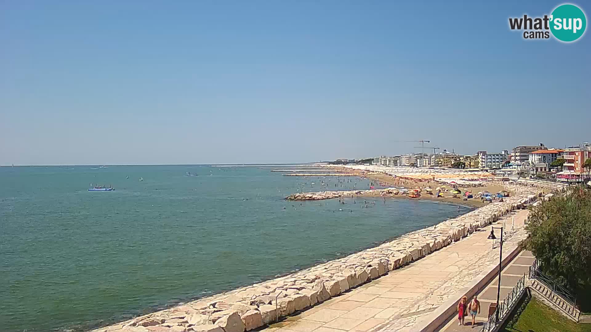 Webcam Caorle Ponente – View from Marinai di Caorle