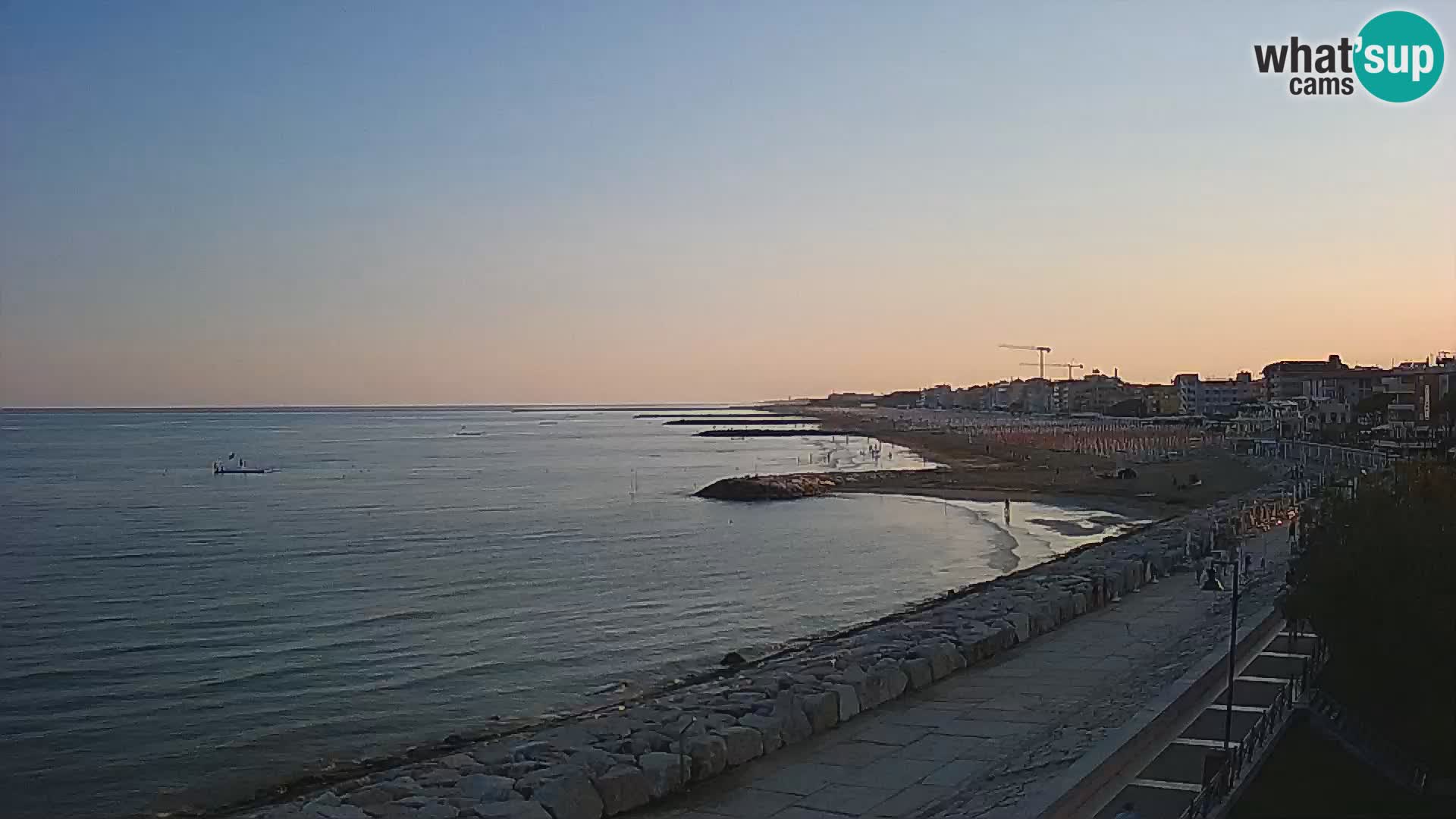 Webcam Caorle Ponente – View from Marinai di Caorle