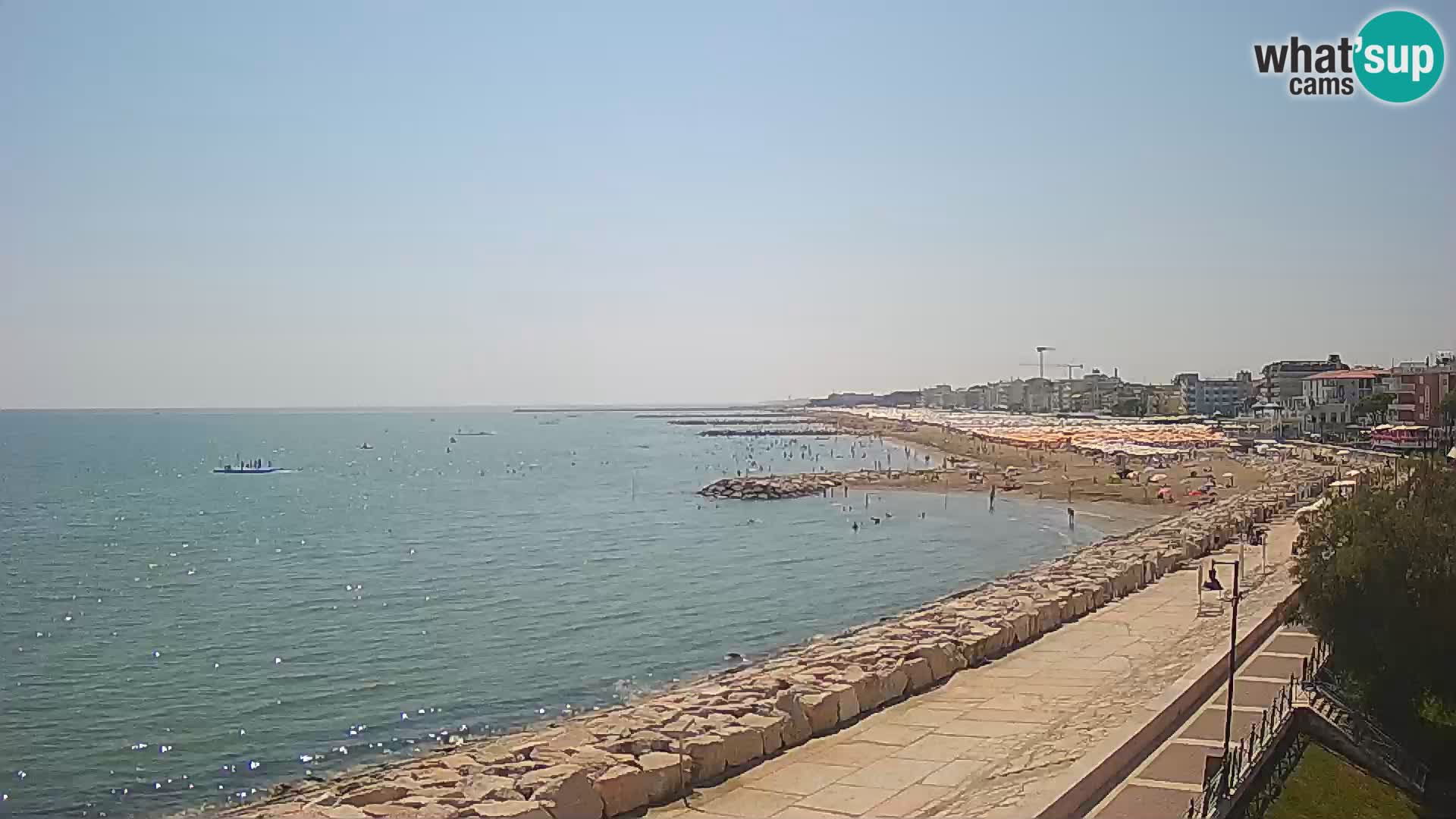 Webcam Caorle Ponente – Blick von Marinai di Caorle
