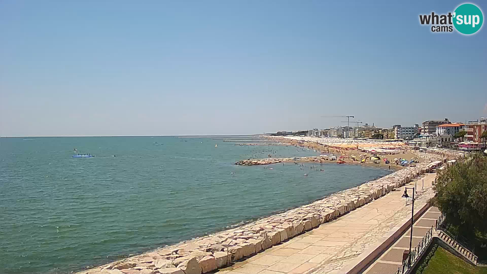 Webcam Caorle Ponente – View from Marinai di Caorle