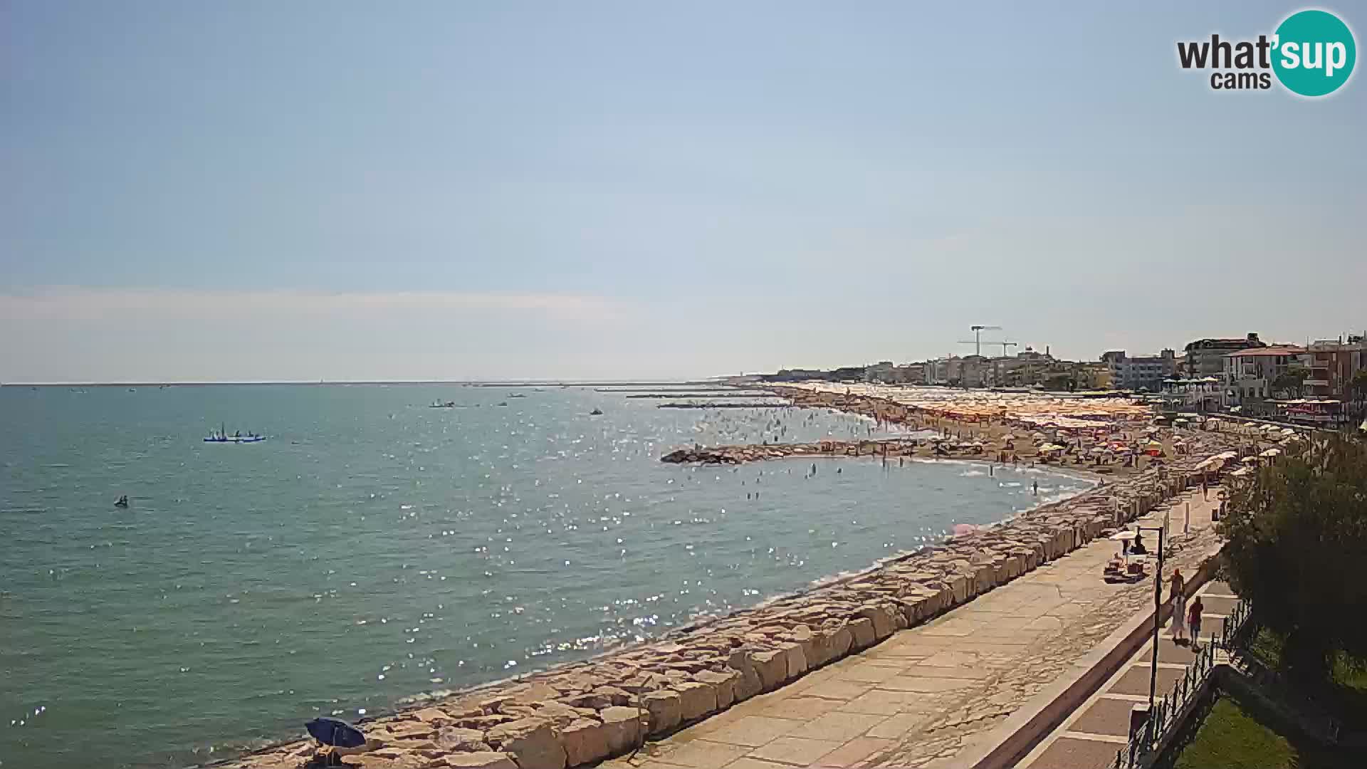 Webcam Caorle Ponente – Blick von Marinai di Caorle