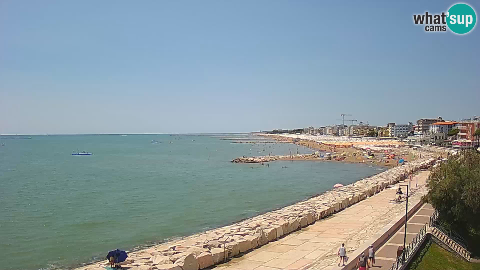 Webcam Caorle Ponente – View from Marinai di Caorle