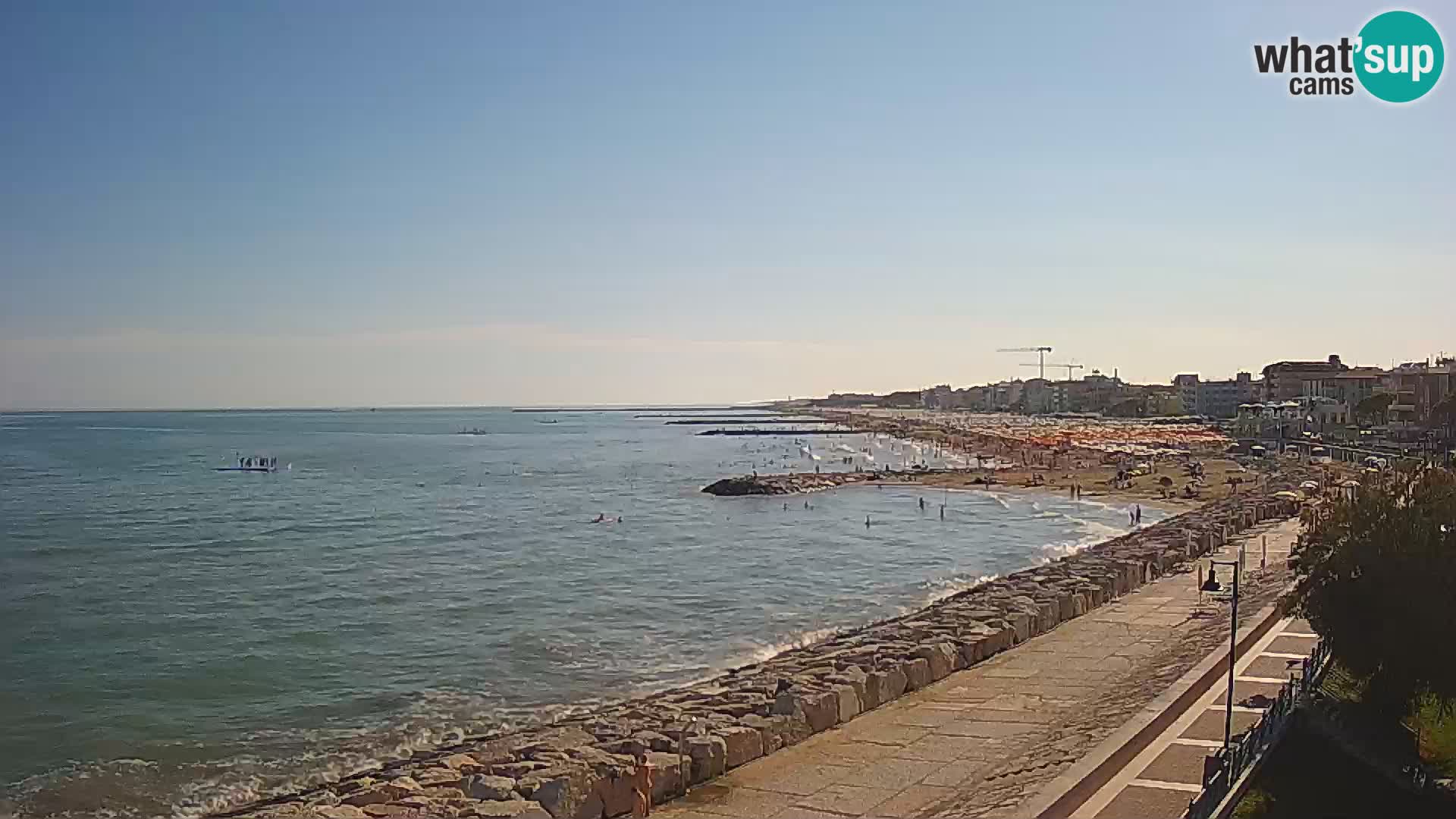 Webcam Caorle Ponente – Vista desde Marinai di Caorle