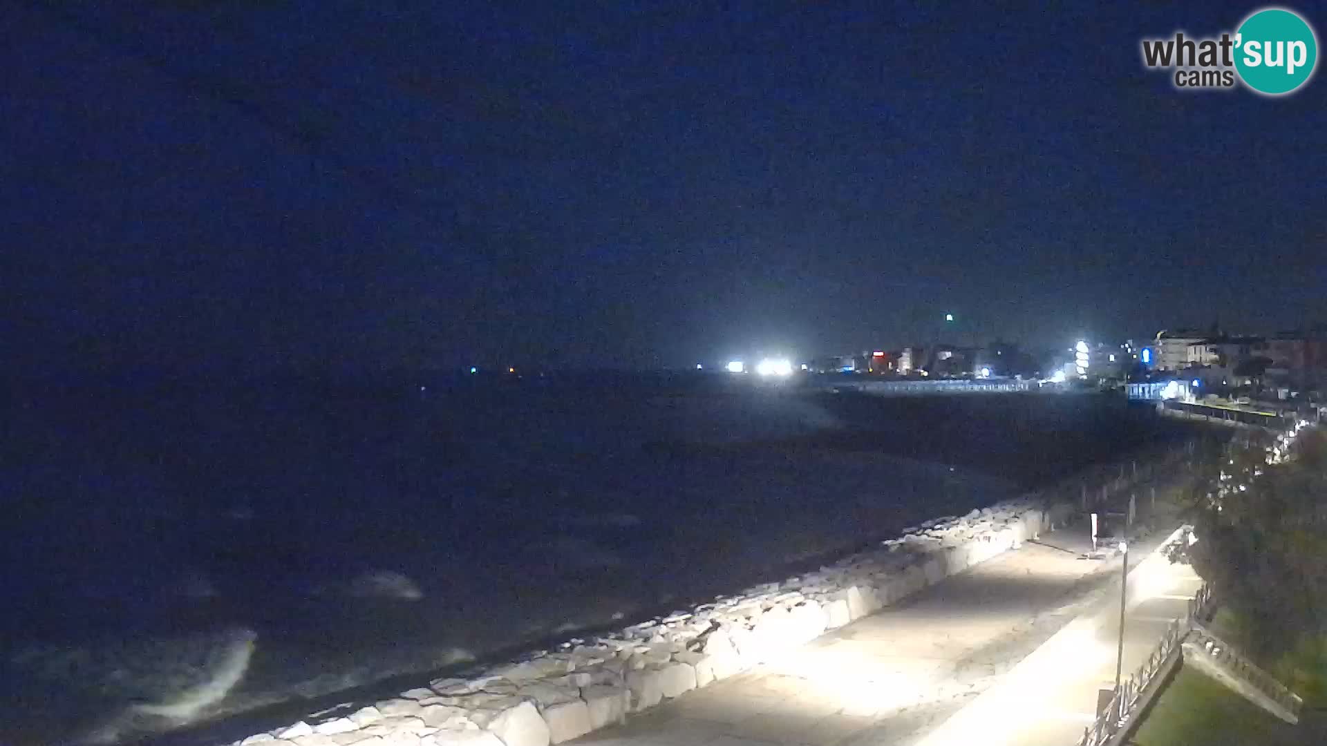 Webcam Caorle Ponente – Vue depuis les Marinai di Caorle