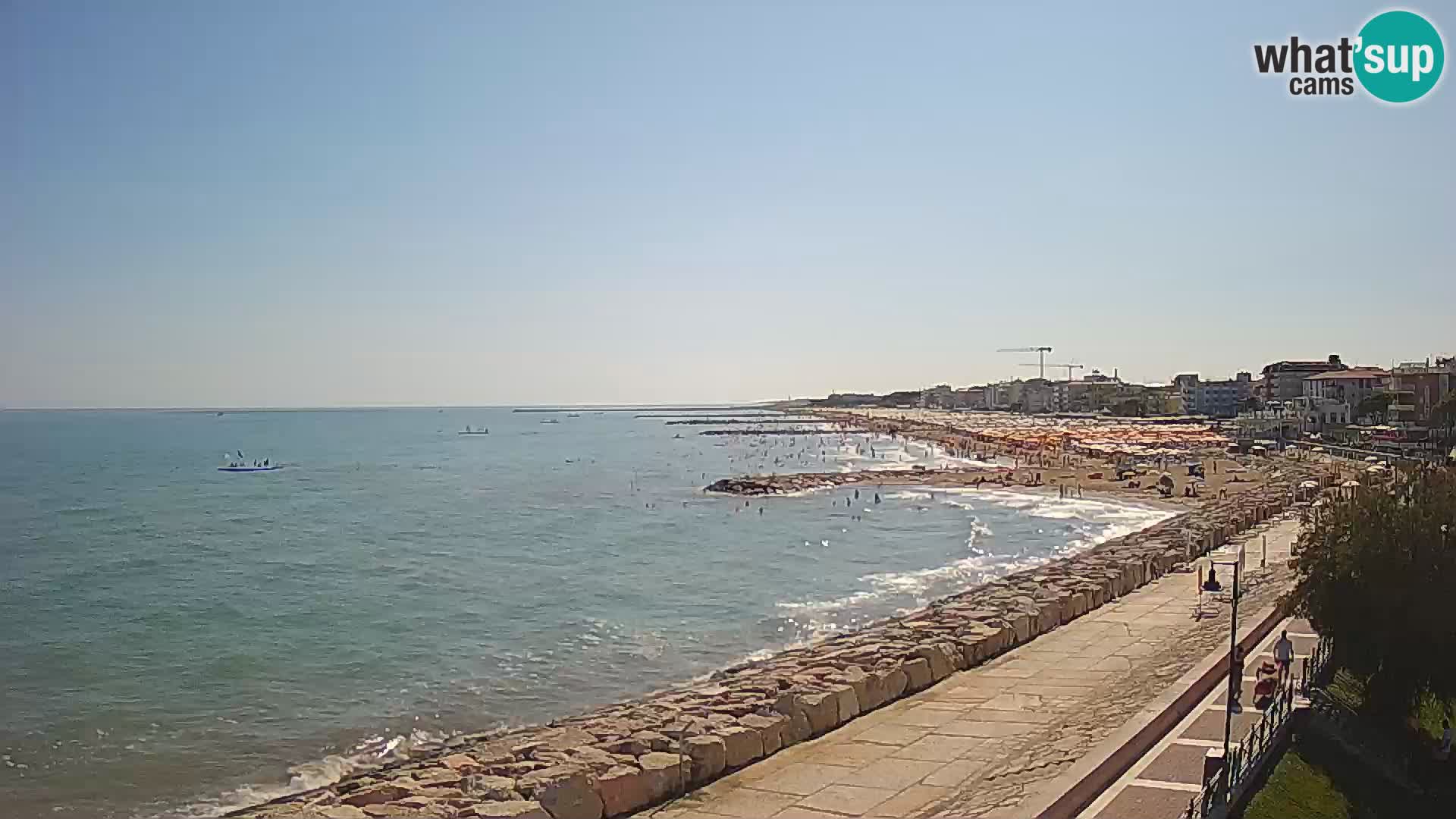 Webcam Caorle Ponente – panorama dall’ASS. Marinai di Caorle