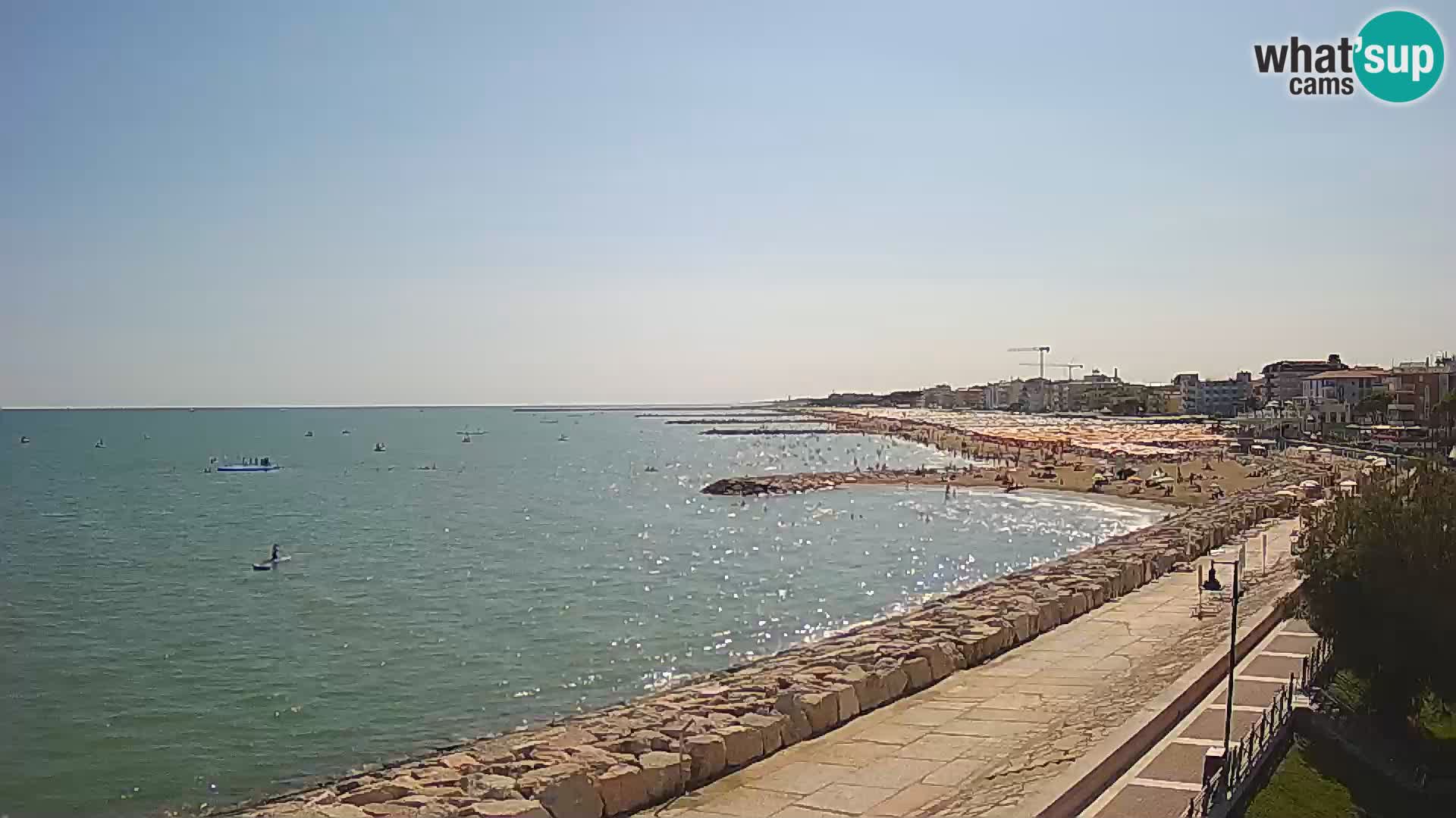 Webcam Caorle Ponente – panorama dall’ASS. Marinai di Caorle