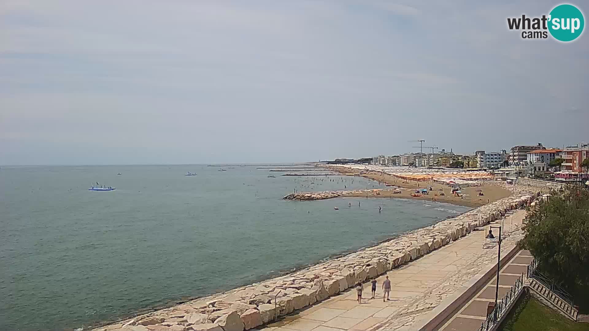Webcam Caorle Ponente – View from Marinai di Caorle