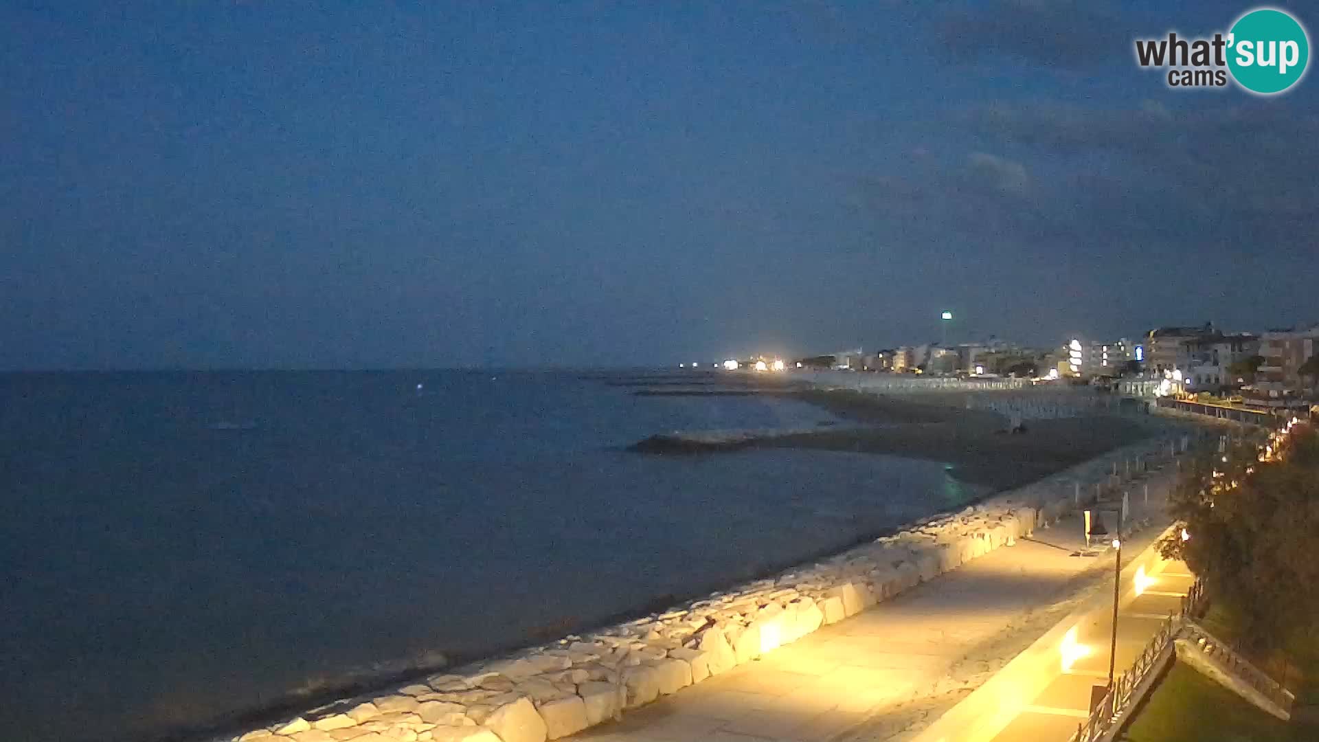 Webcam Caorle Ponente – Vue depuis les Marinai di Caorle