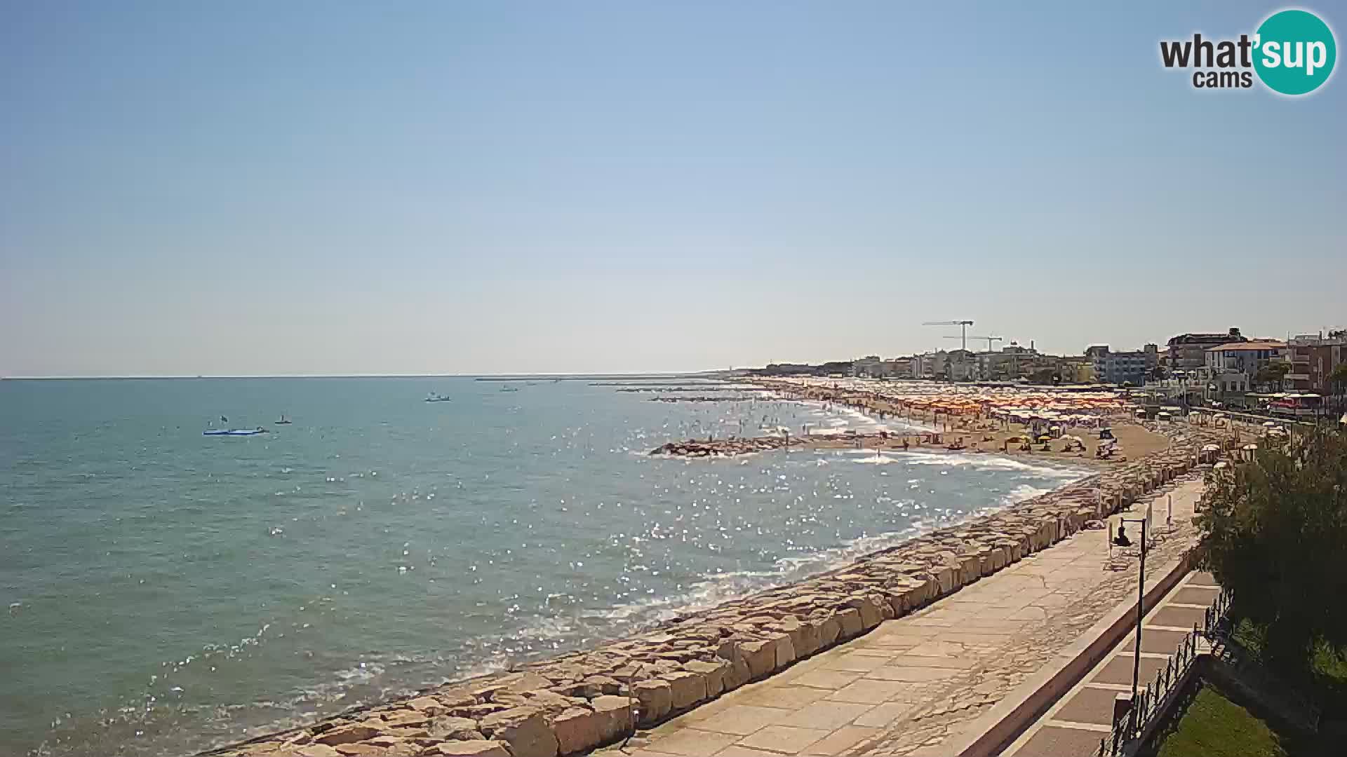 Webcam Caorle Ponente – Vista desde Marinai di Caorle