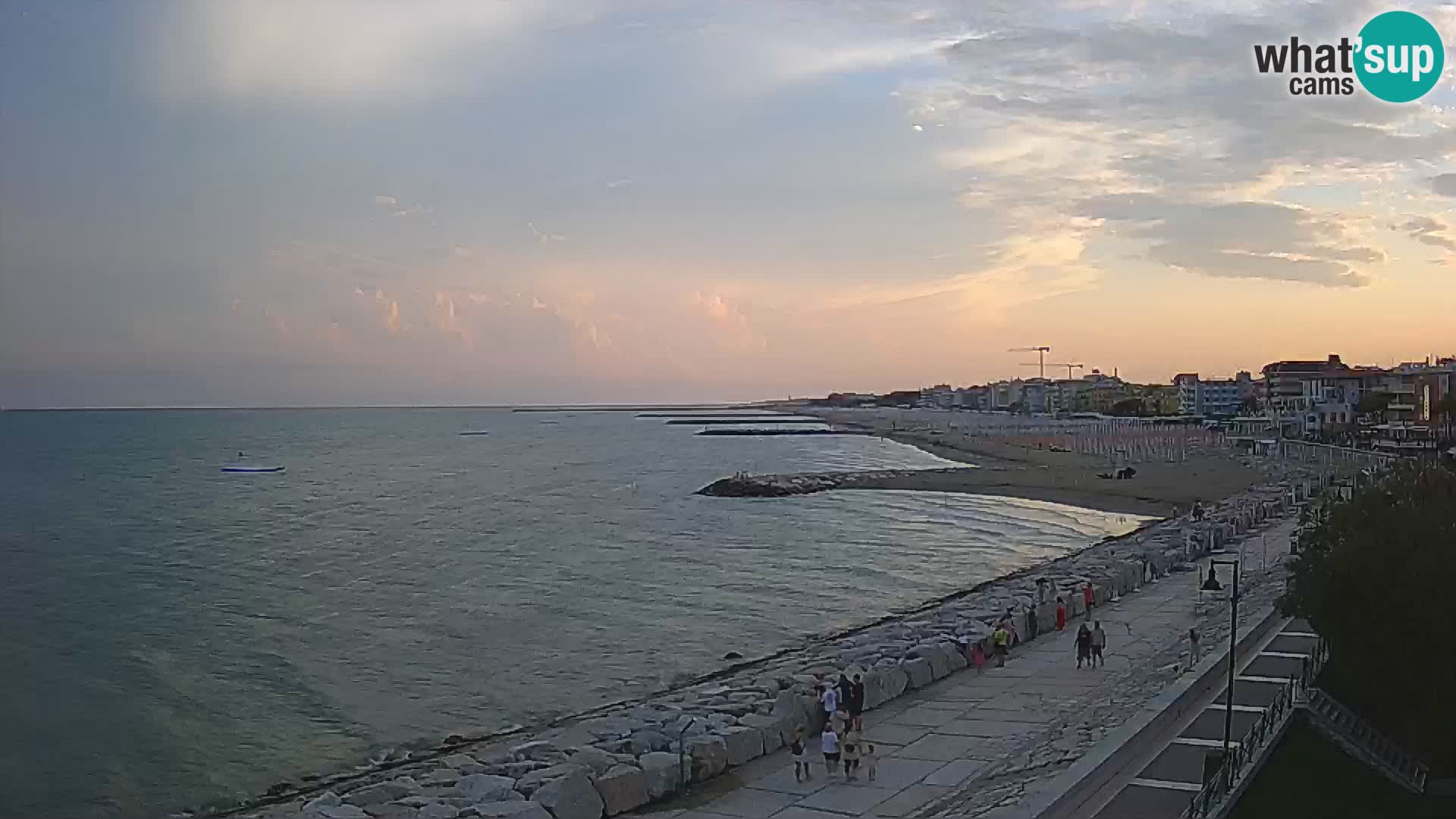 Webcam Caorle Ponente – View from Marinai di Caorle