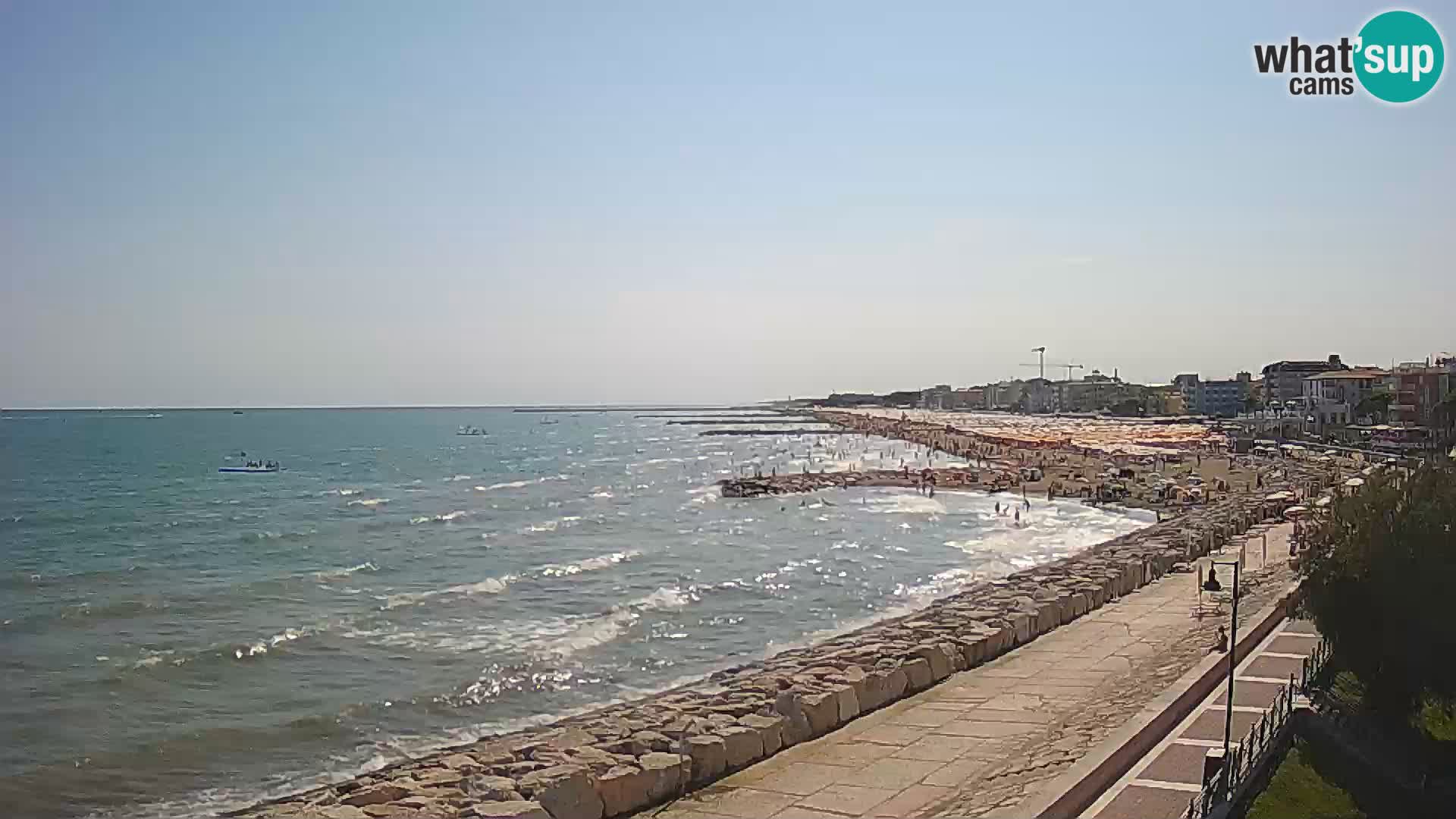 Webcam Caorle Ponente – View from Marinai di Caorle