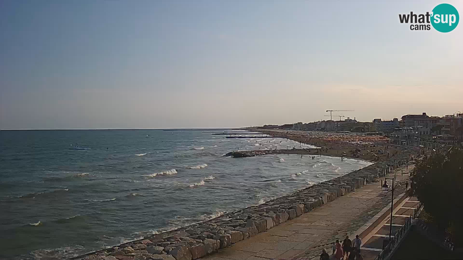 Webcam Caorle Ponente – View from Marinai di Caorle