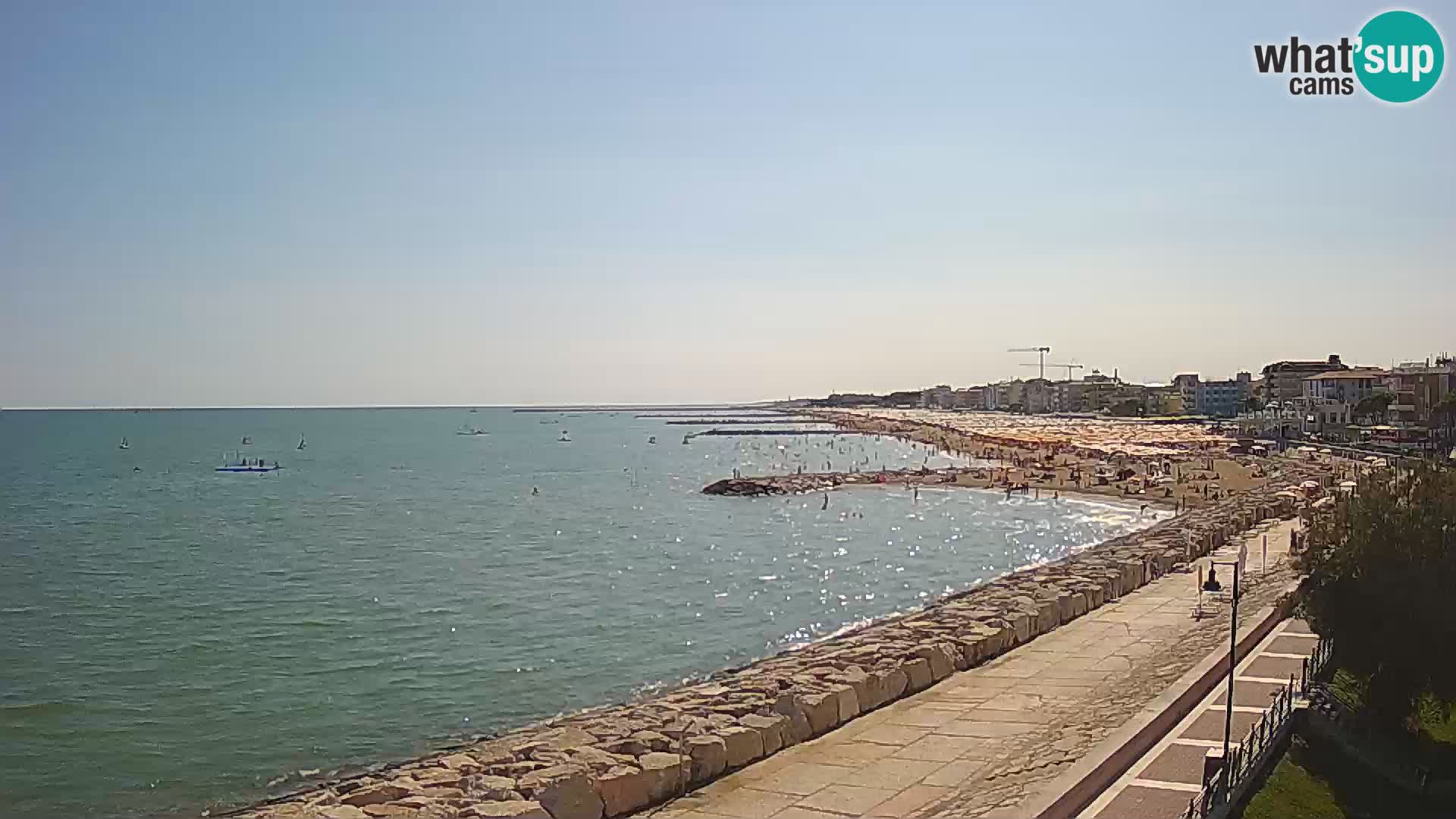 Webcam Caorle Ponente – Vista desde Marinai di Caorle