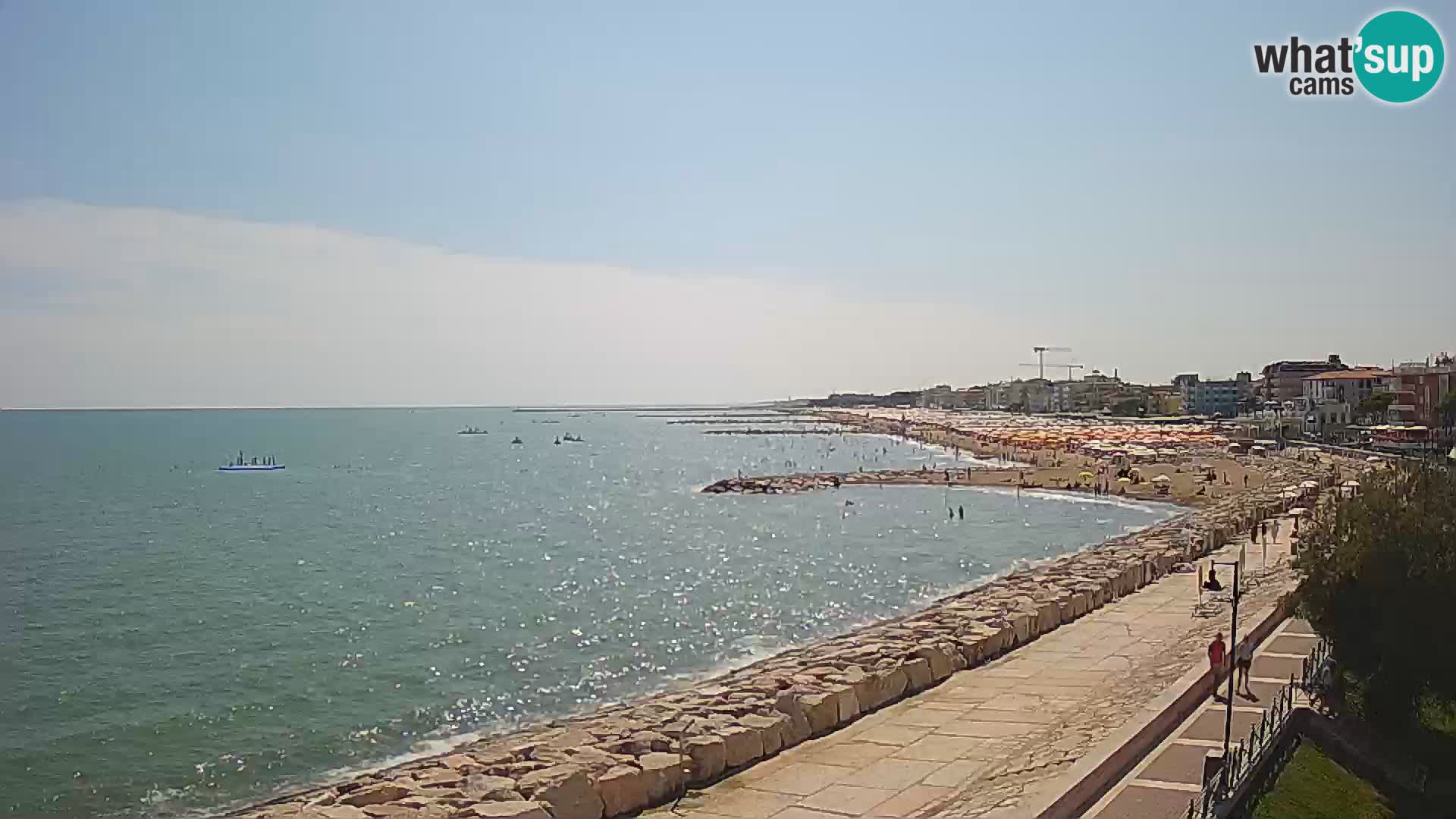 Webcam Caorle Ponente – View from Marinai di Caorle