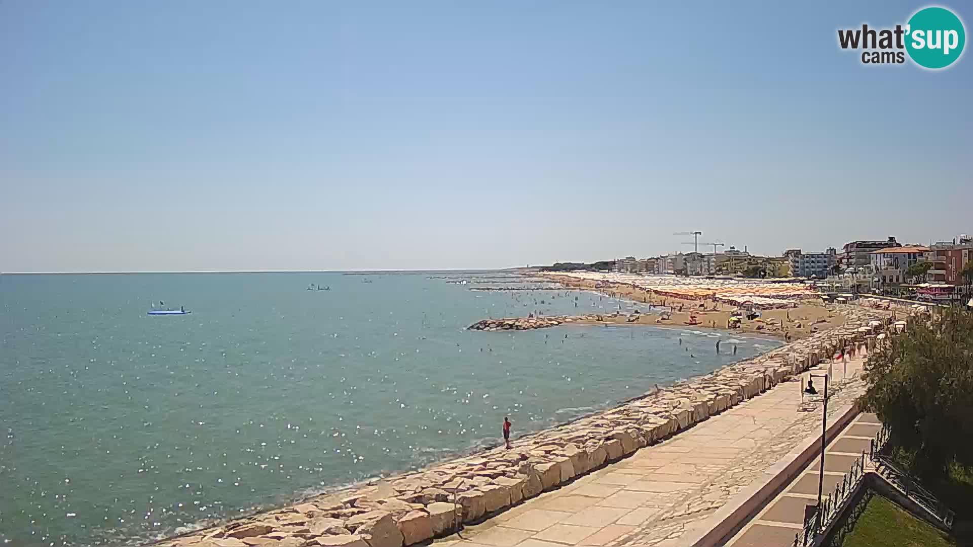 Webcam Caorle Ponente – View from Marinai di Caorle