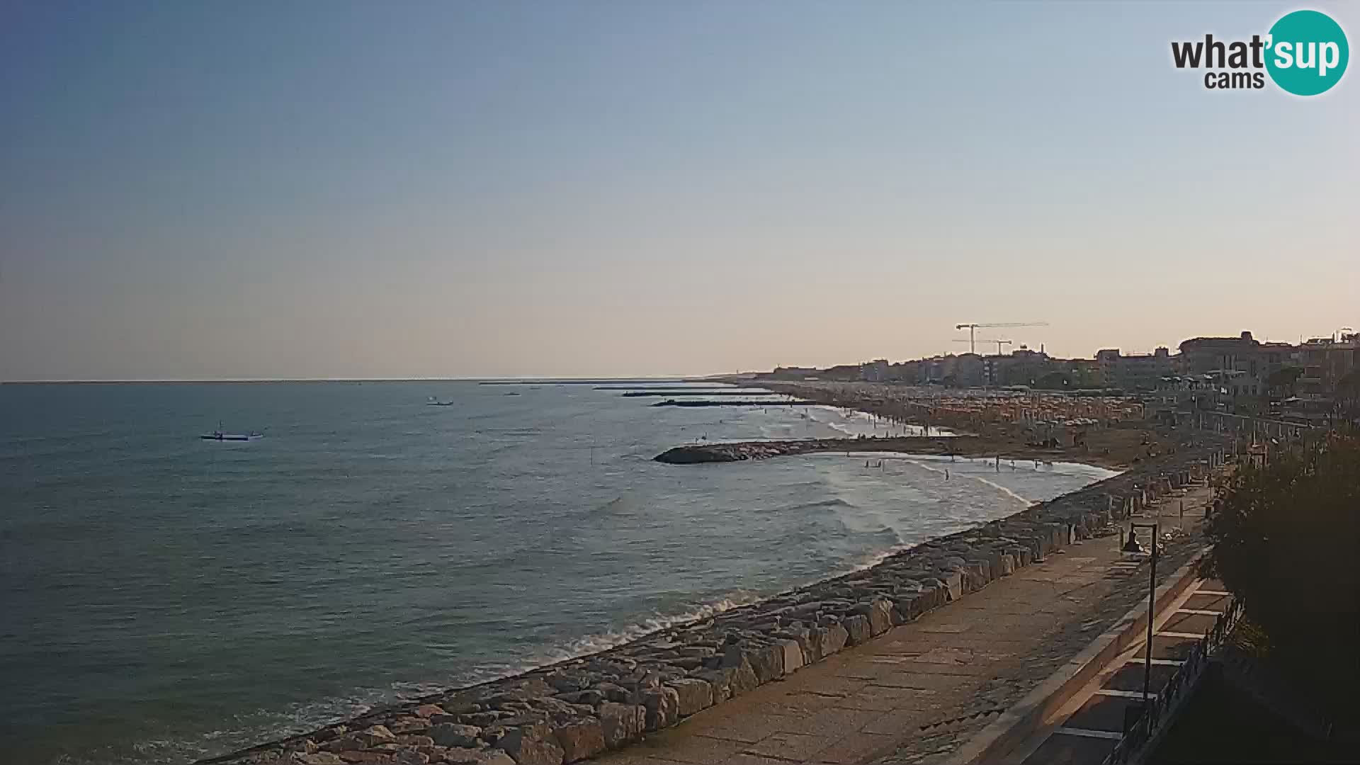 Webcam Caorle Ponente – panorama dall’ASS. Marinai di Caorle