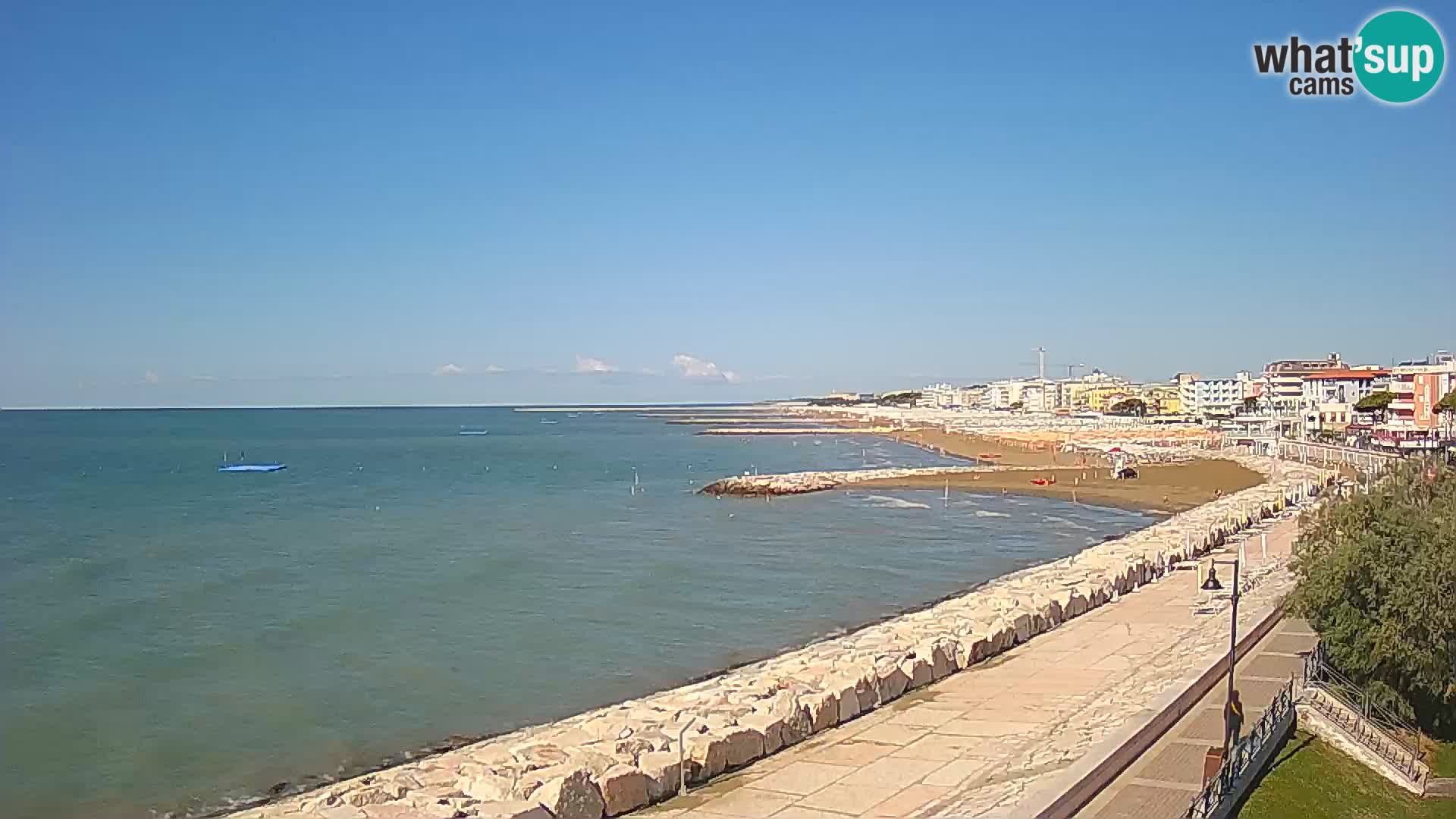 Webcam Caorle Ponente – Blick von Marinai di Caorle