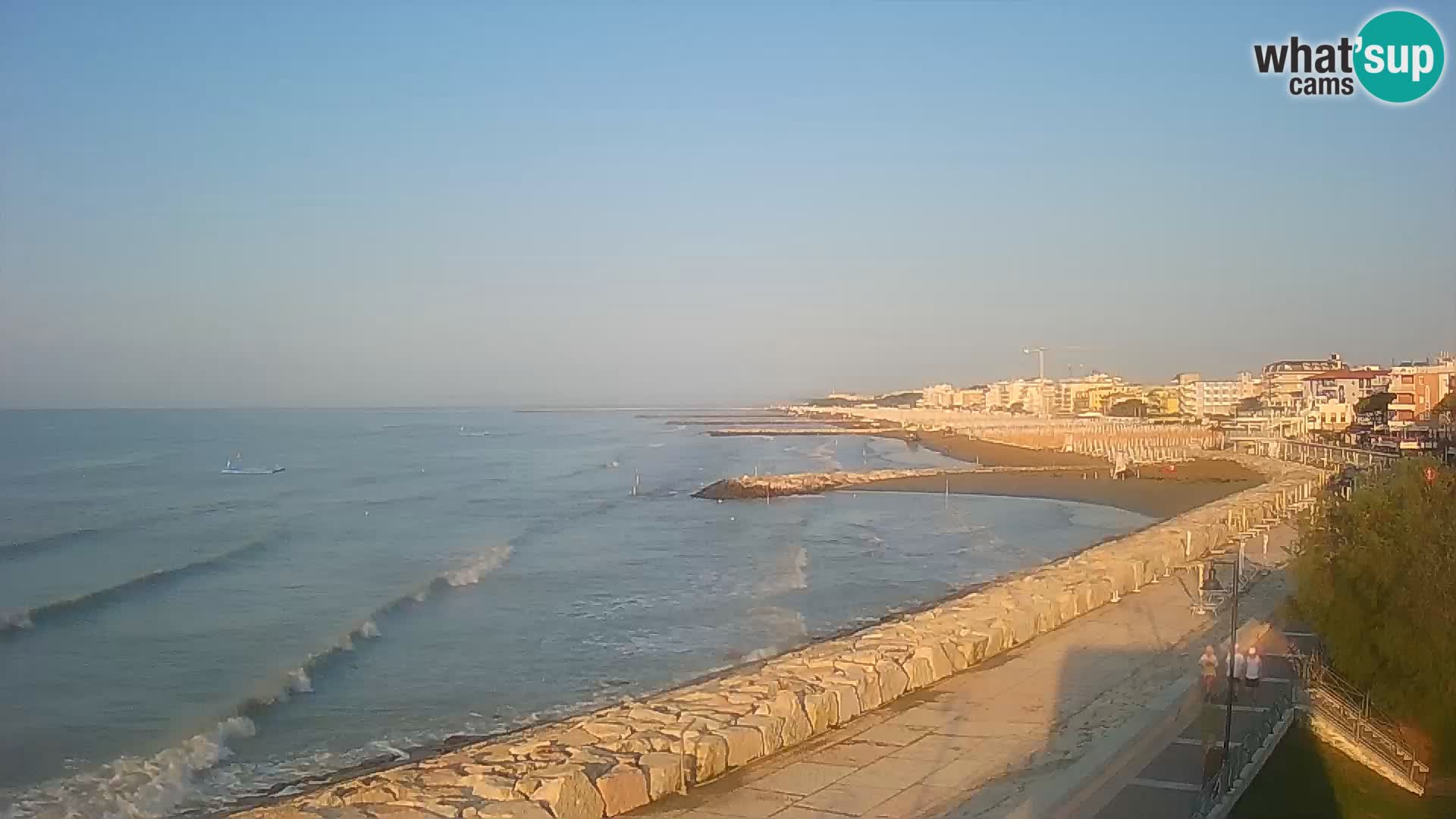 Webcam Caorle Ponente – View from Marinai di Caorle