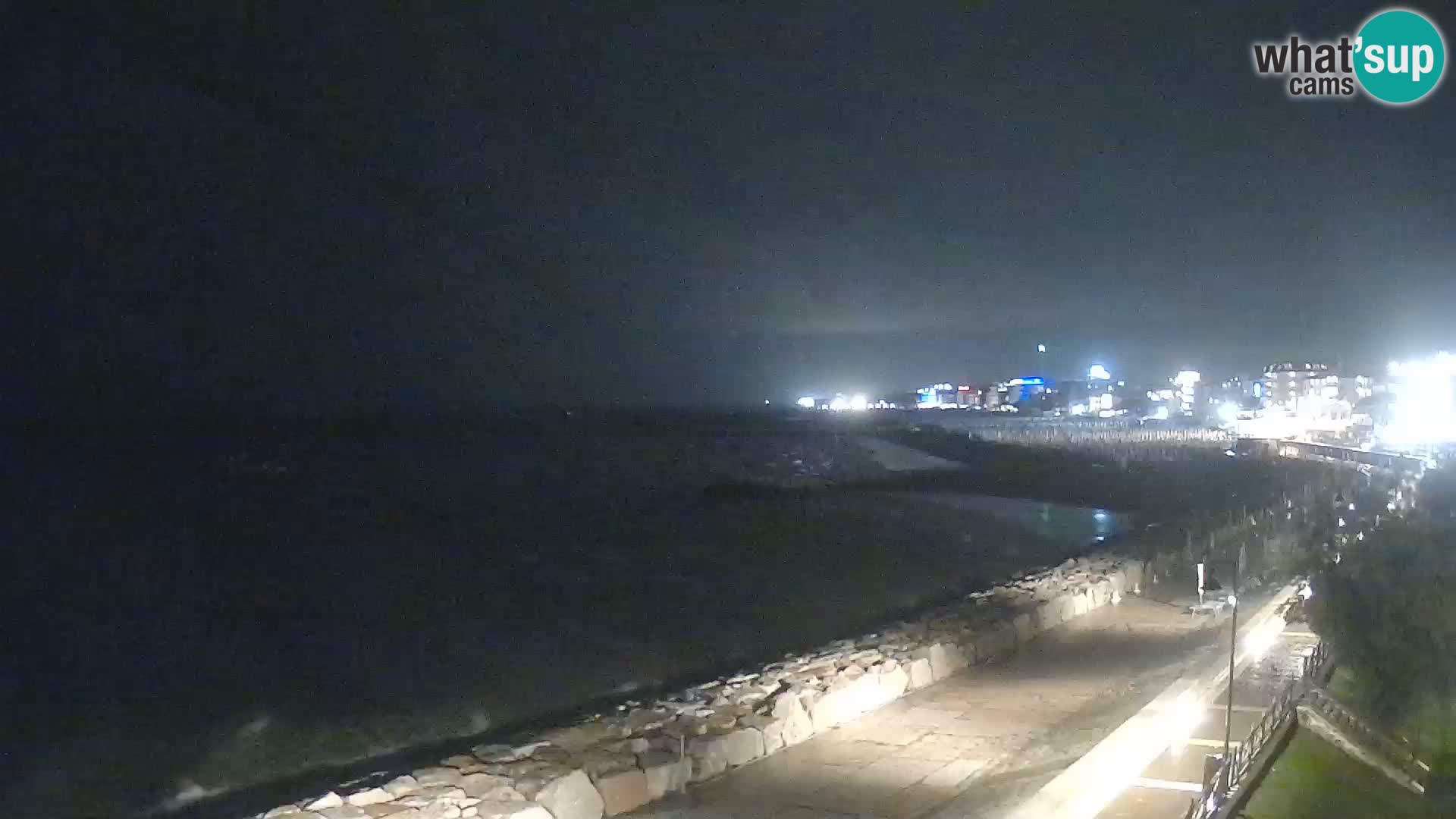 Webcam Caorle Ponente – Vue depuis les Marinai di Caorle